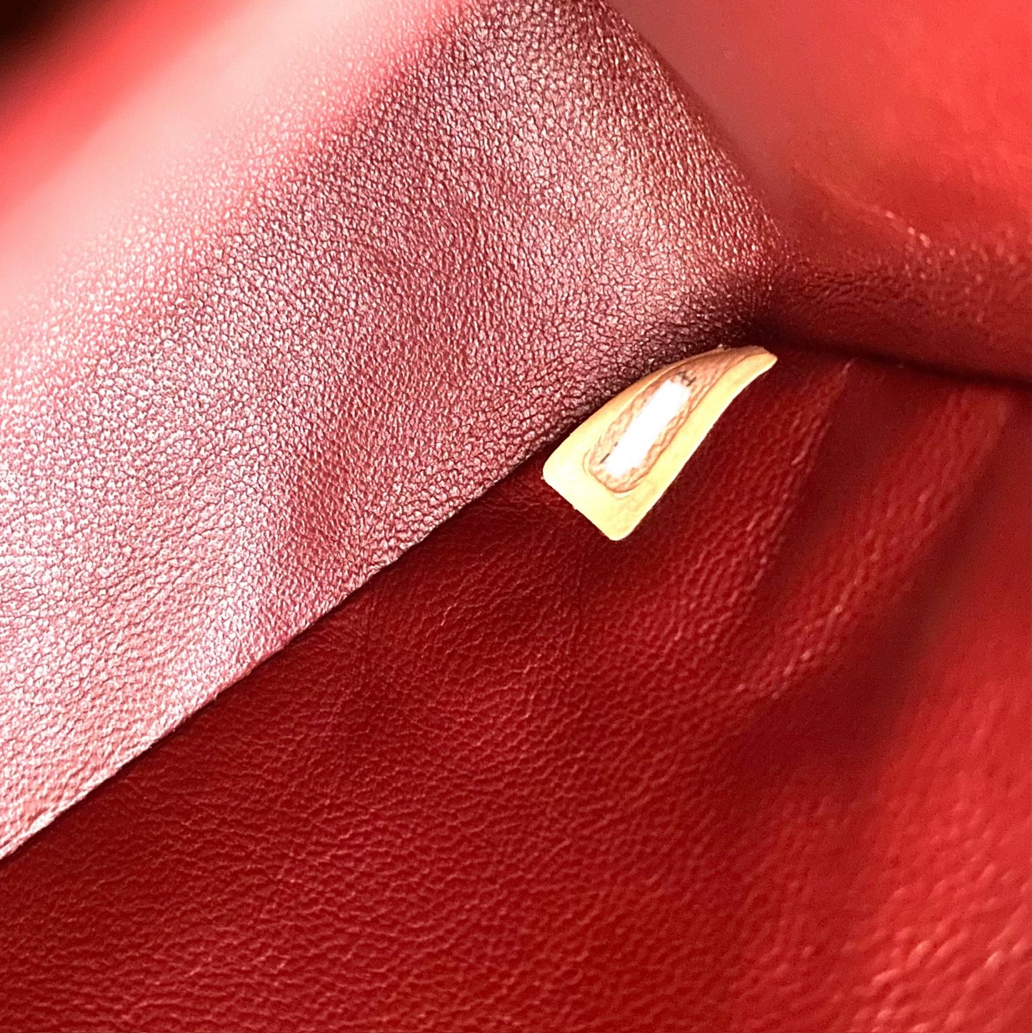 Miata, 1 Series Medium Classic Flap Black Lambskin with seal and card