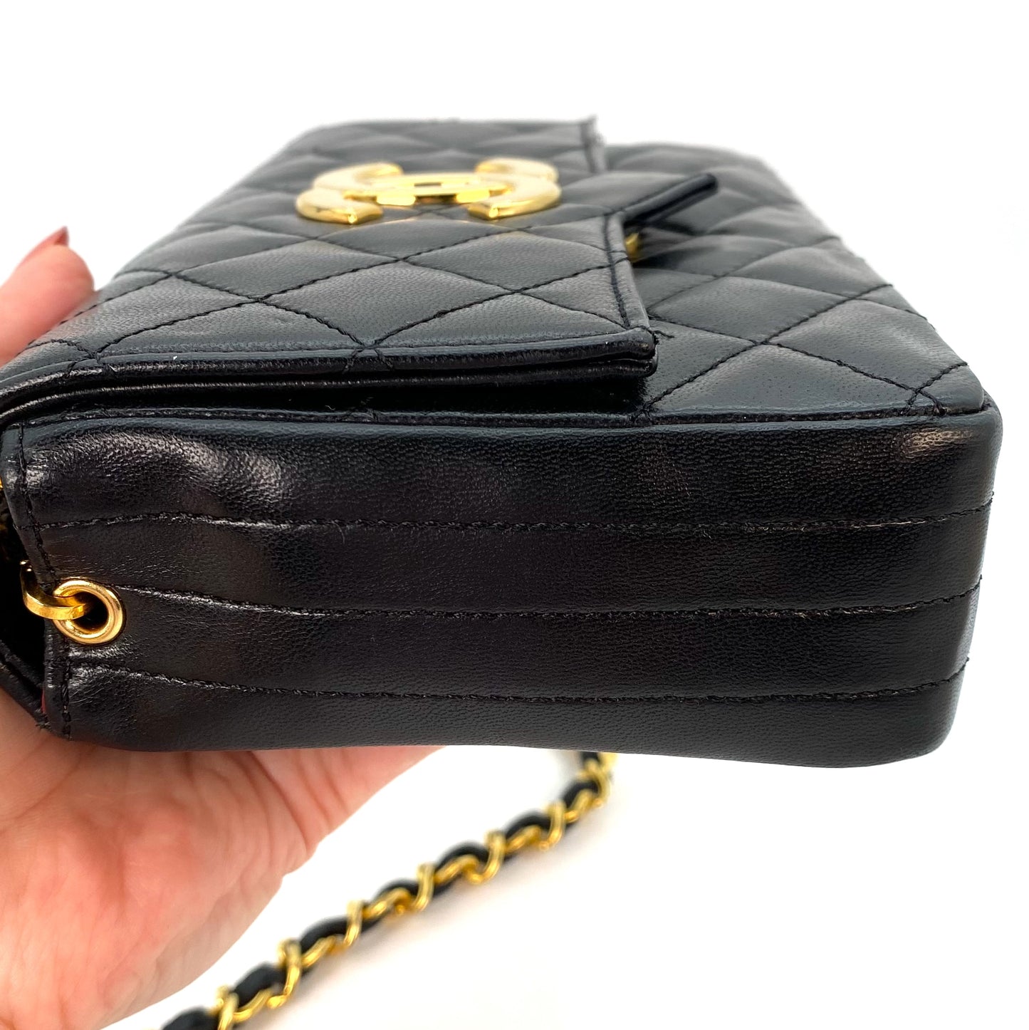 Corolla, 0 Series Big CC Black Lamb Rectangular Envelope with seal only