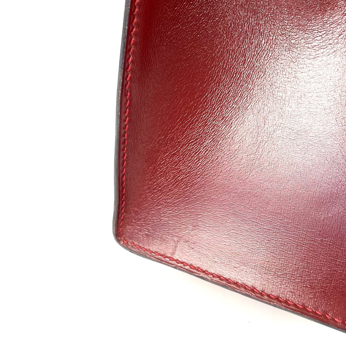 Alez, 1988 Kelly 28 Sellier Rouge H Boxcalf Gold Hardware with stamp 〇R