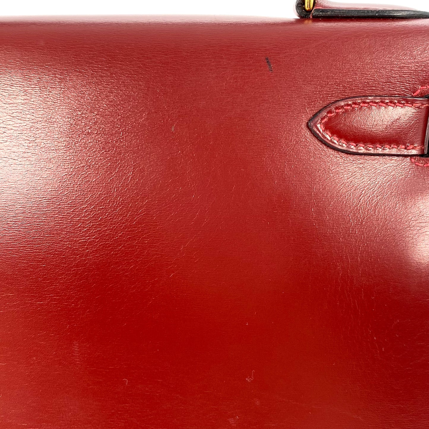 Alez, 1988 Kelly 28 Sellier Rouge H Boxcalf Gold Hardware with stamp 〇R