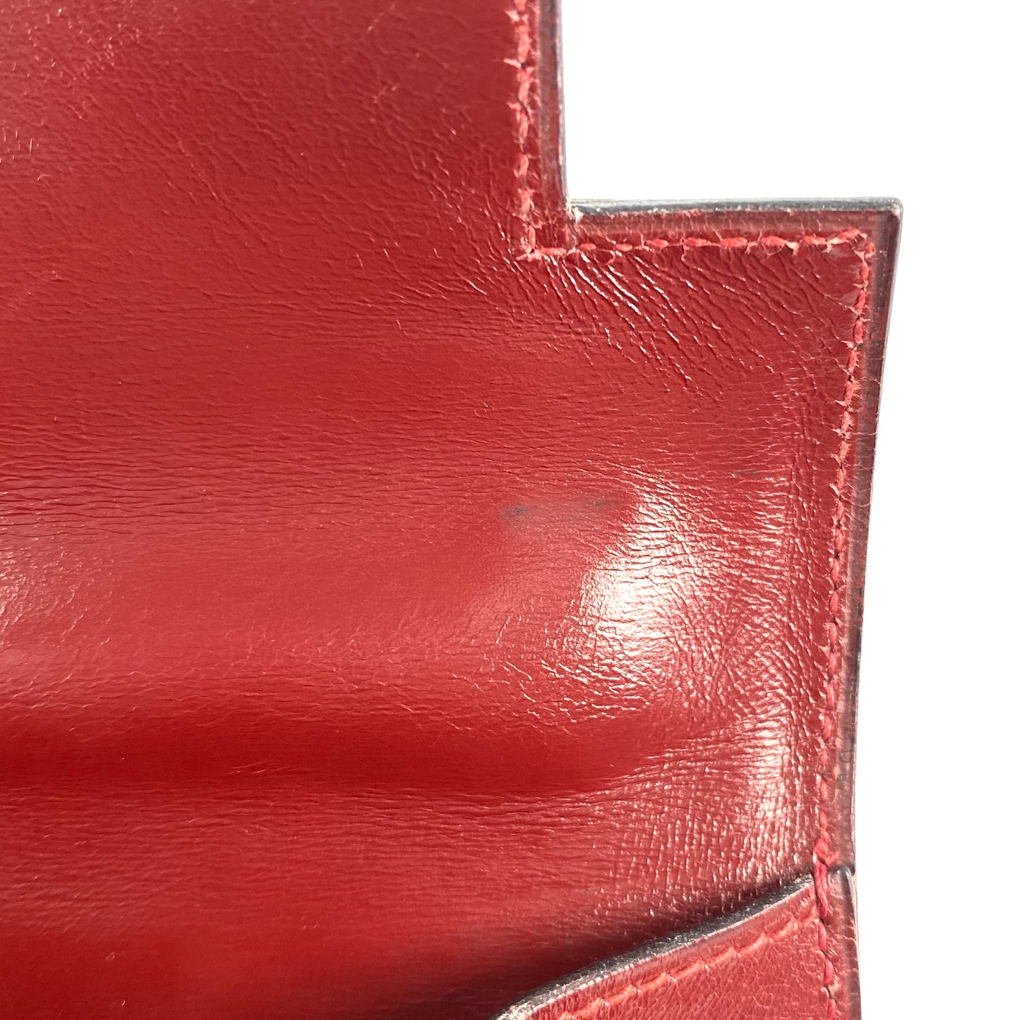 Alez, 1988 Kelly 28 Sellier Rouge H Boxcalf Gold Hardware with stamp 〇R