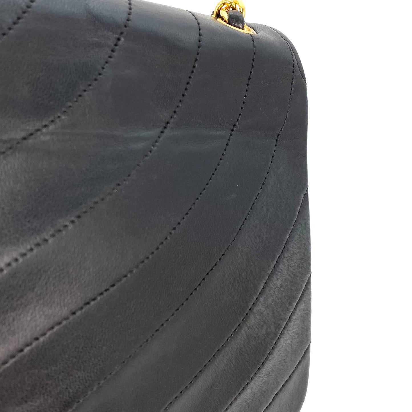 Hunan, Black Lambskin Sundial with no sticker and no card