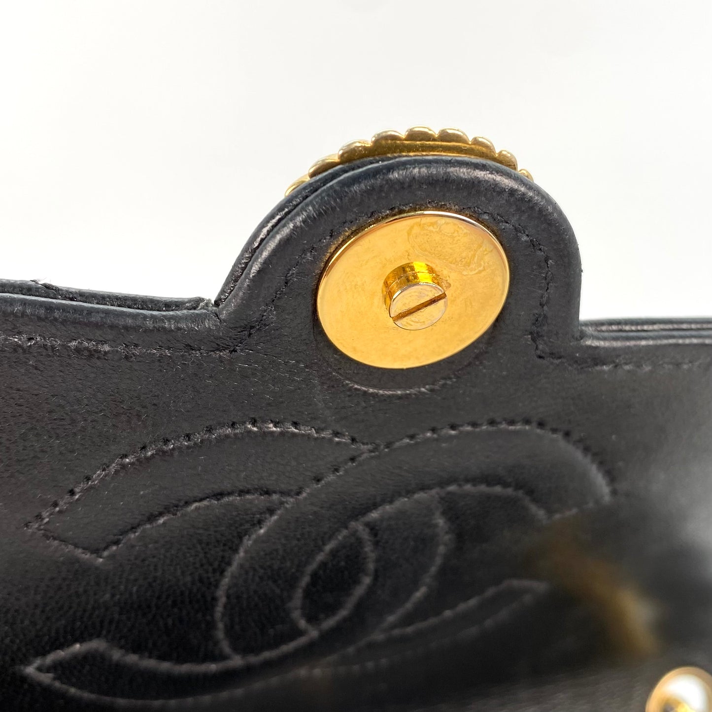 Hunan, Black Lambskin Sundial with no sticker and no card