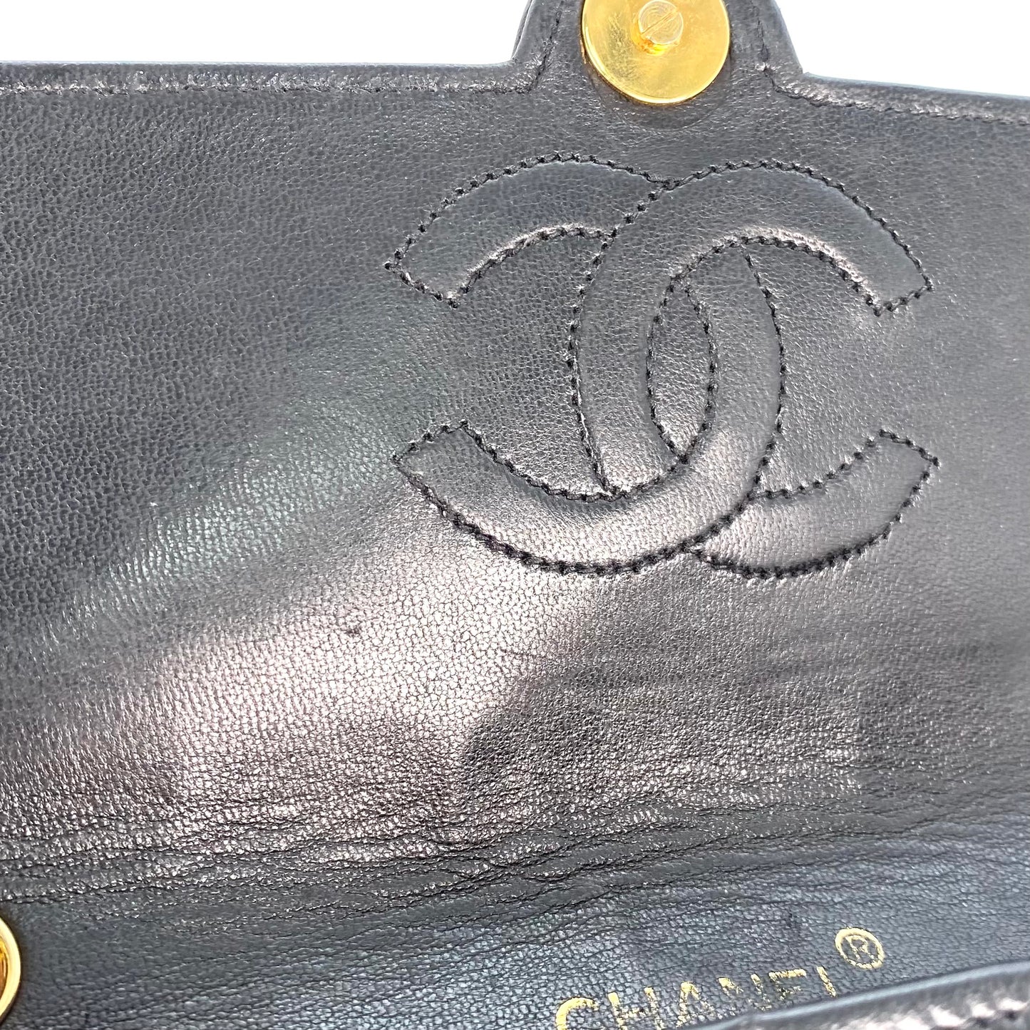 Hunan, Black Lambskin Sundial with no sticker and no card