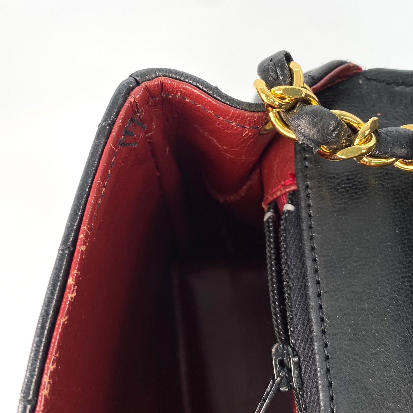 Hunan, Black Lambskin Sundial with no sticker and no card