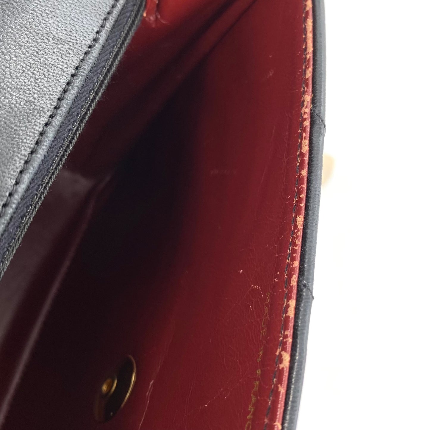 Hunan, Black Lambskin Sundial with no sticker and no card