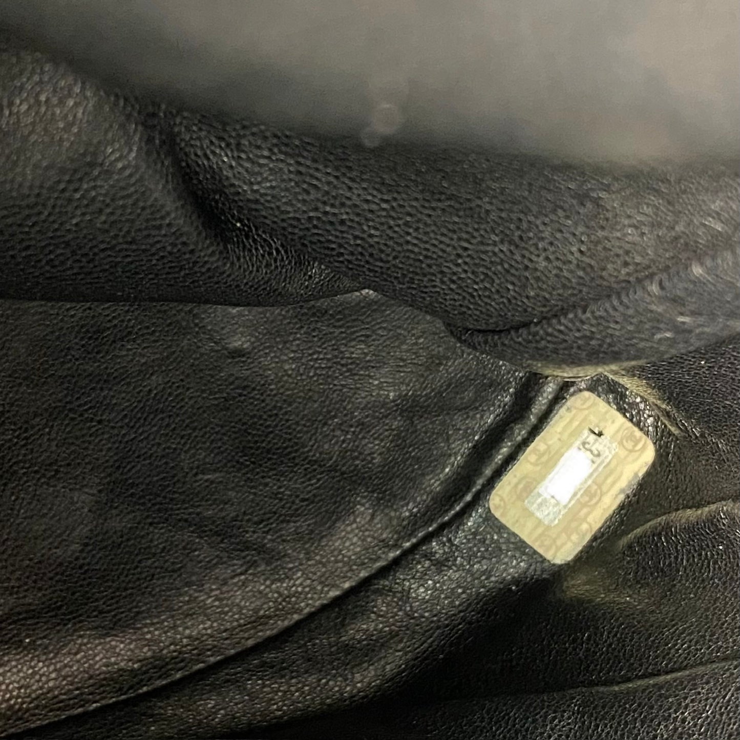 Huxley, 3 Series Matelasse Backpack Black Lambskin with seal only