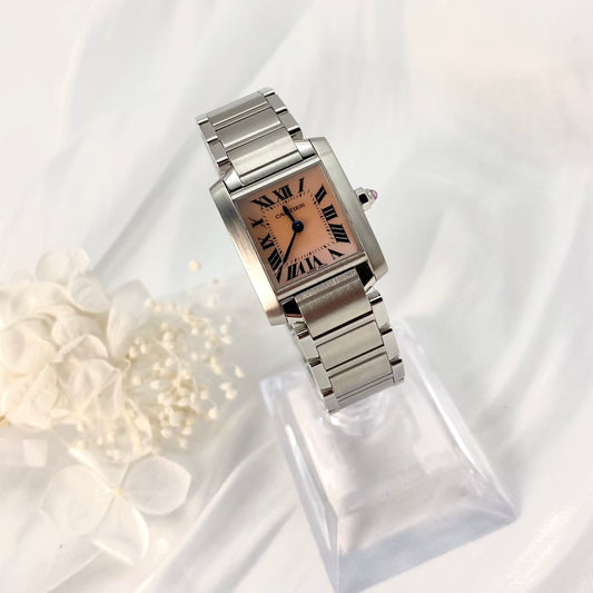 Katarina, Cartier Tank Francaise SM Pink Shell