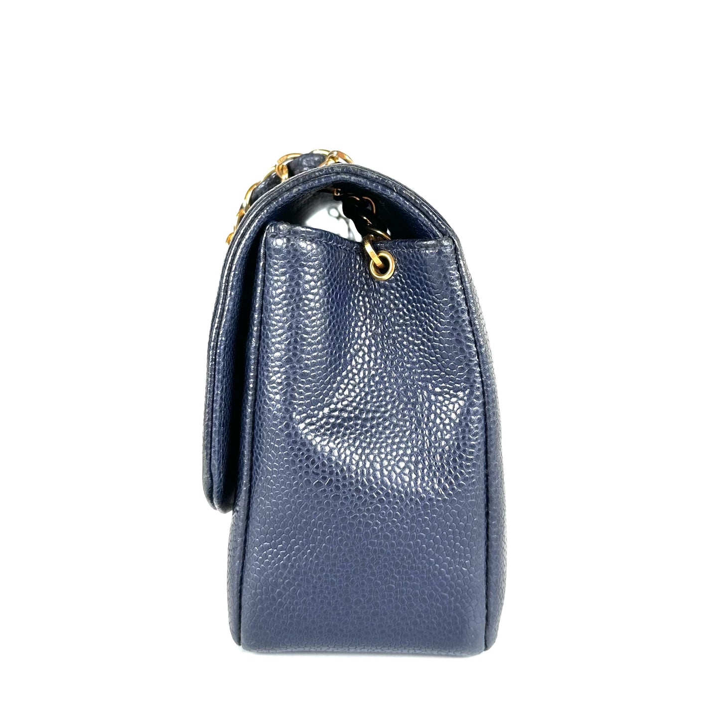 Petra, 2 Series Small Diana Navy Caviar with seal and card