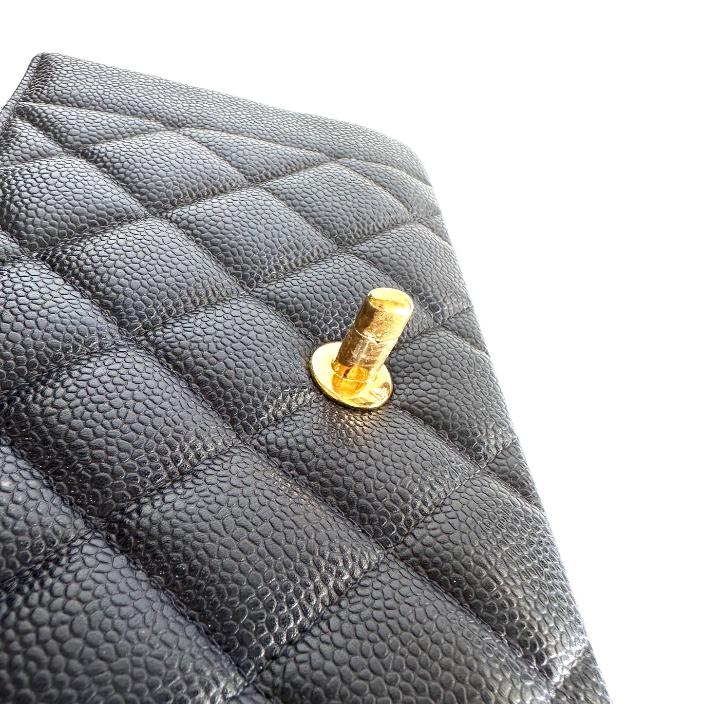 Petra, 2 Series Small Diana Navy Caviar with seal and card