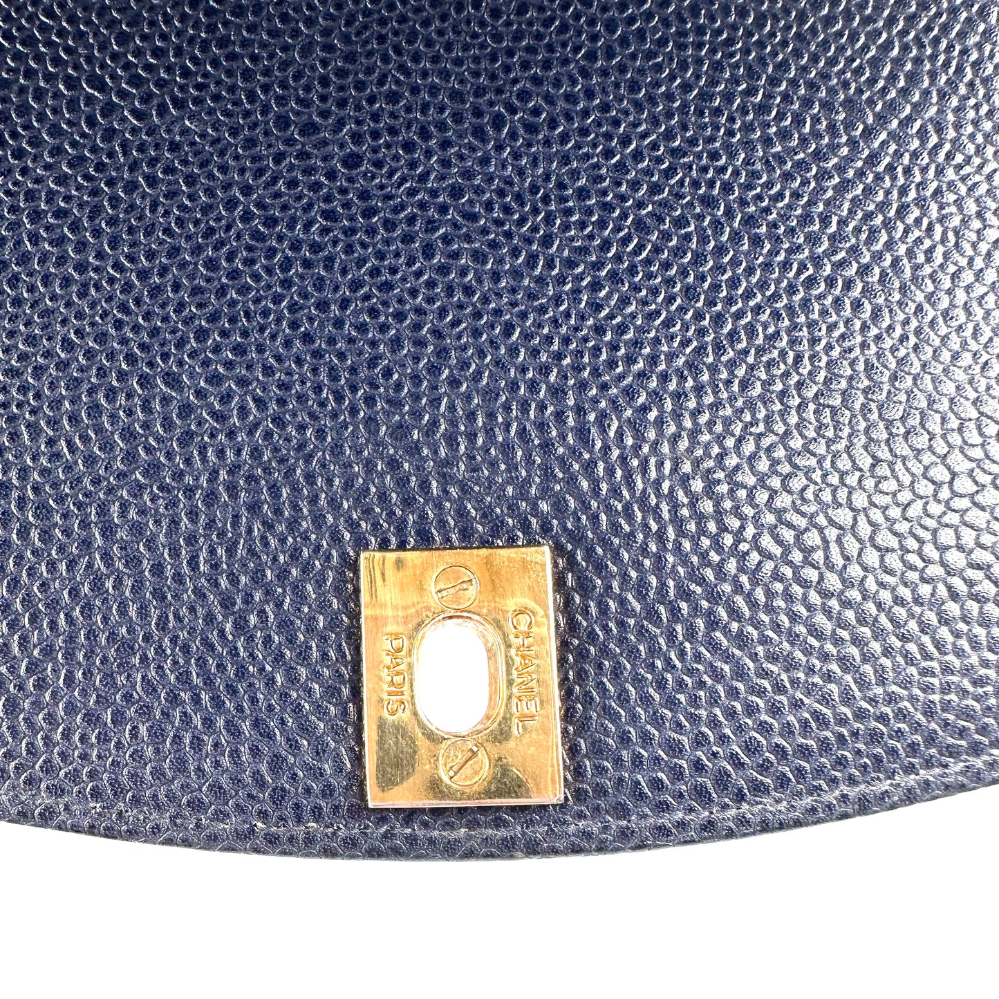 Petra, 2 Series Small Diana Navy Caviar with seal and card