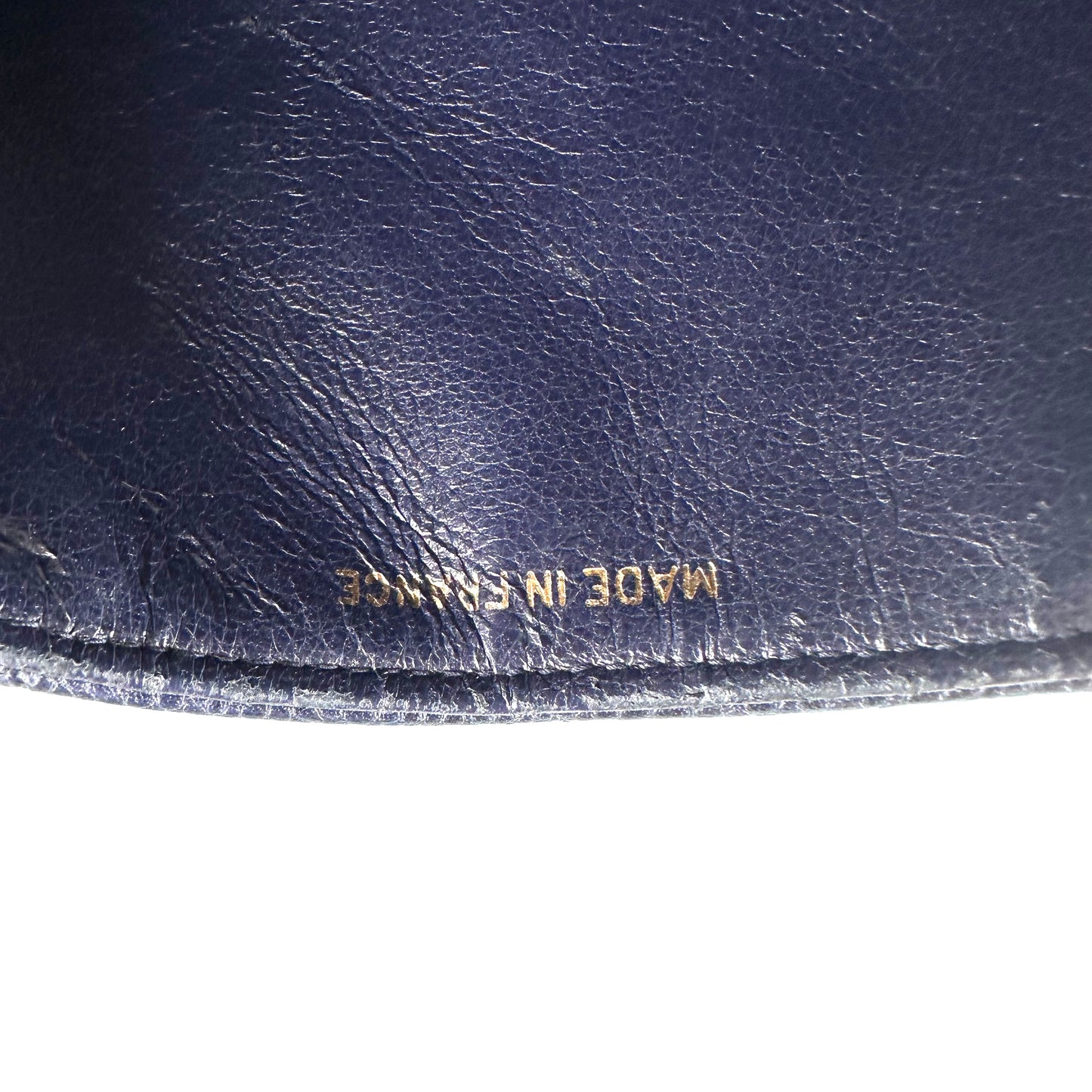 Petra, 2 Series Small Diana Navy Caviar with seal and card