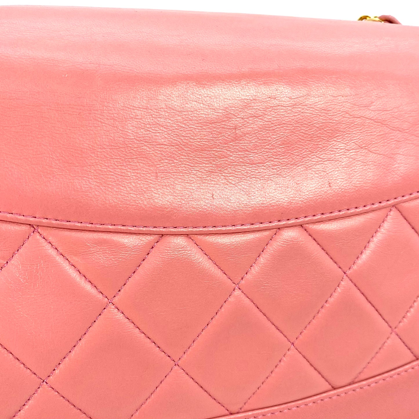 Kavya, 1 Series Trapezoid Pink Lambskin with seal and card