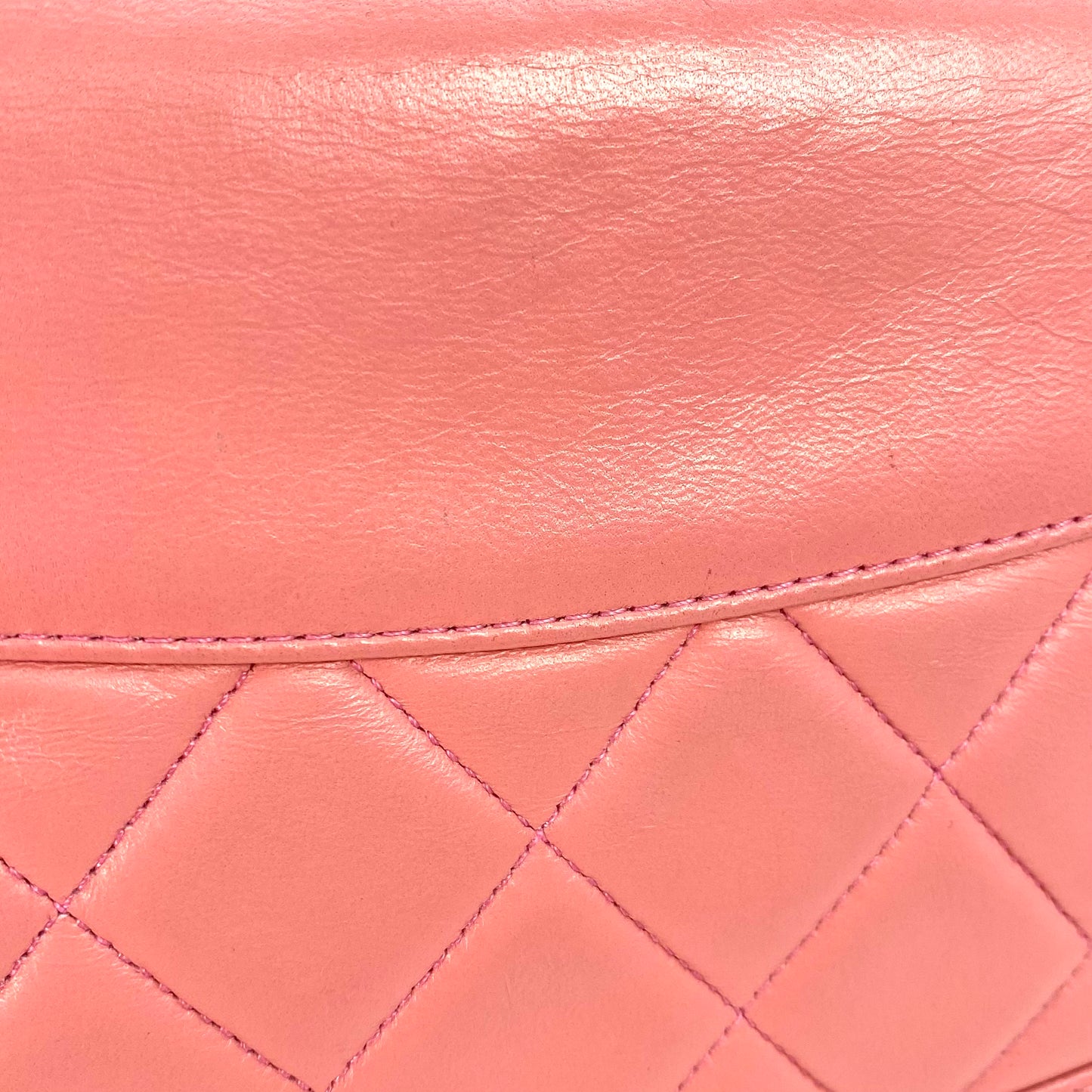 Kavya, 1 Series Trapezoid Pink Lambskin with seal and card