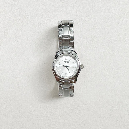 V - FENDI4 - Fendi 210L 066-801 SS QZ Silve