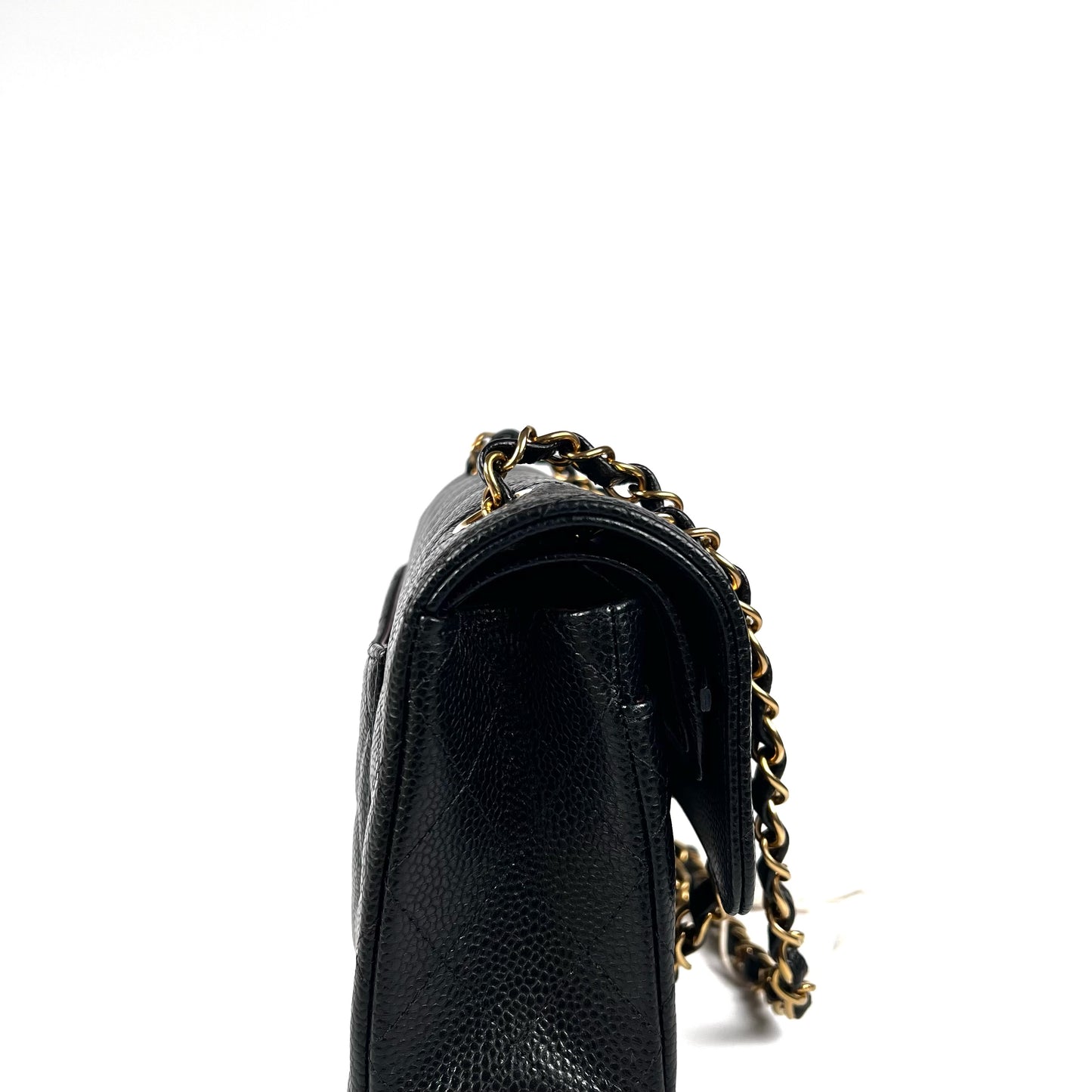 Charlize, Small Classic Flap Black Caviar
