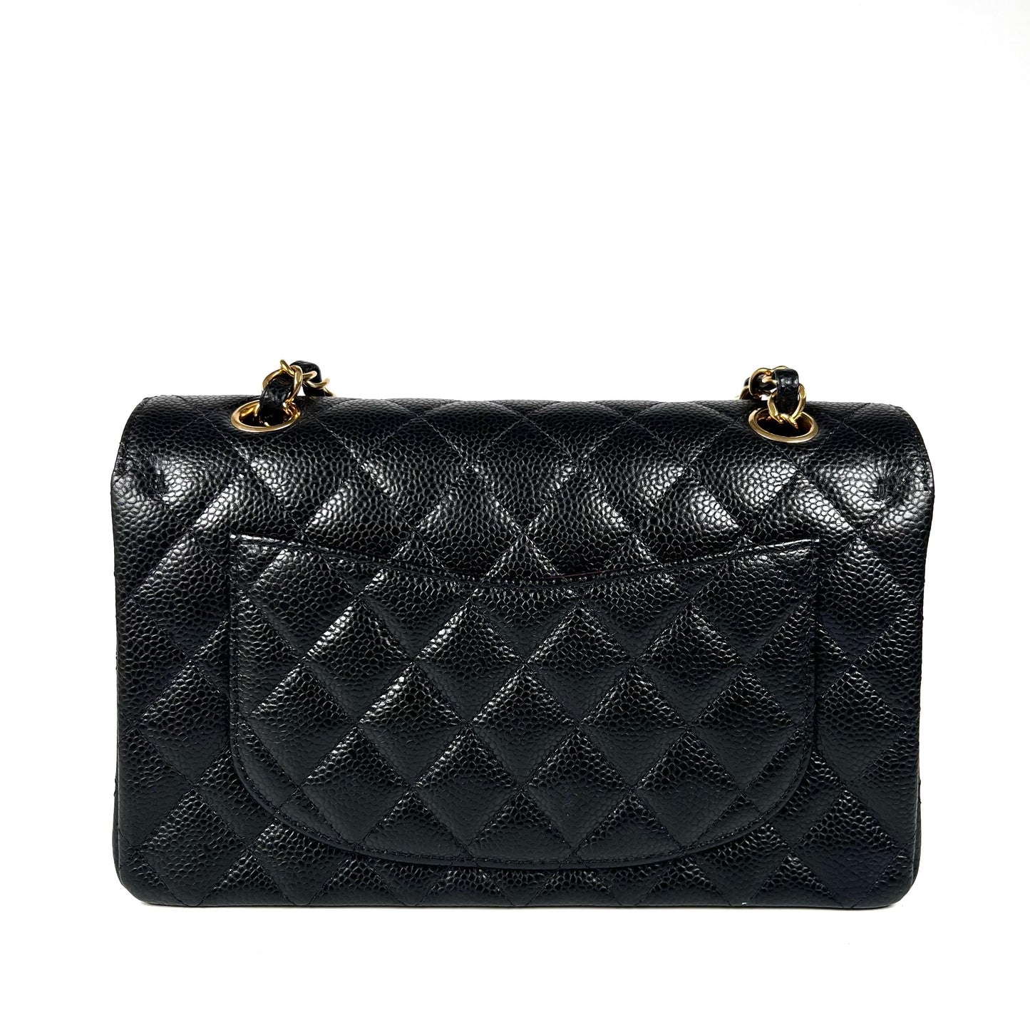 Charlize, Small Classic Flap Black Caviar