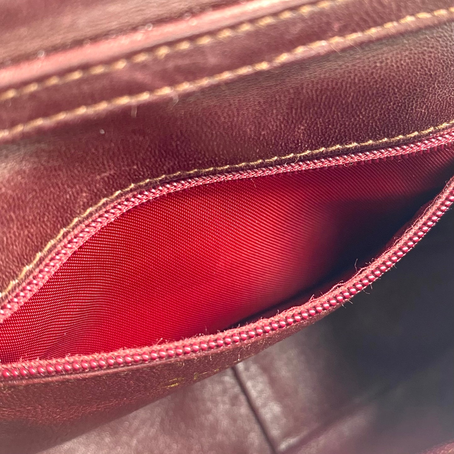 Palvin, 1 Series Brown Lambskin Trapezoid Dumpling Flap with seal and card