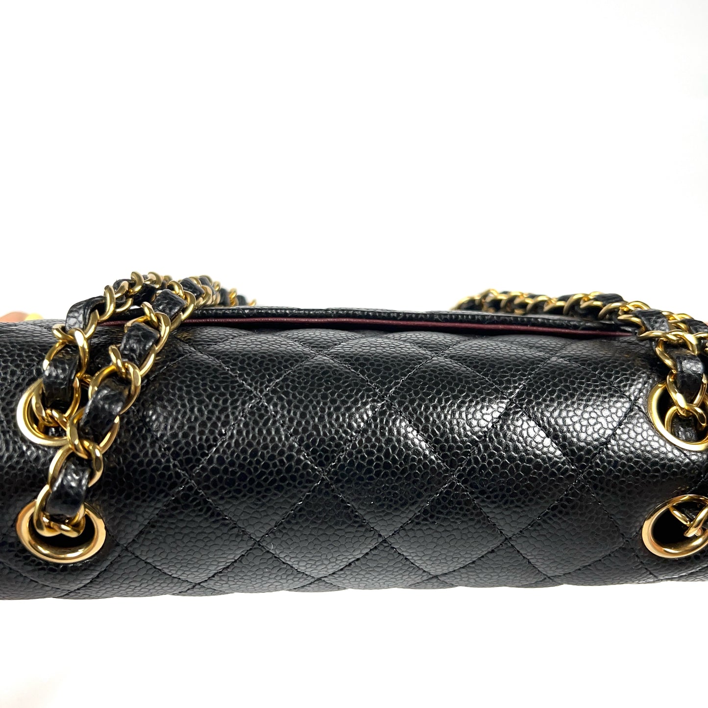 Charlize, Small Classic Flap Black Caviar