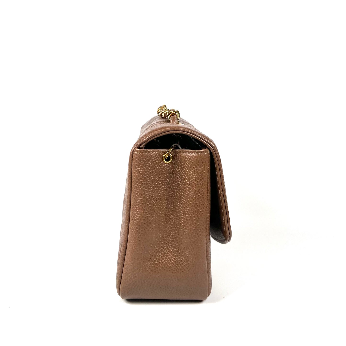 Mikkel, 3 Series Small Brown Taupe Caviar Diana with seal only