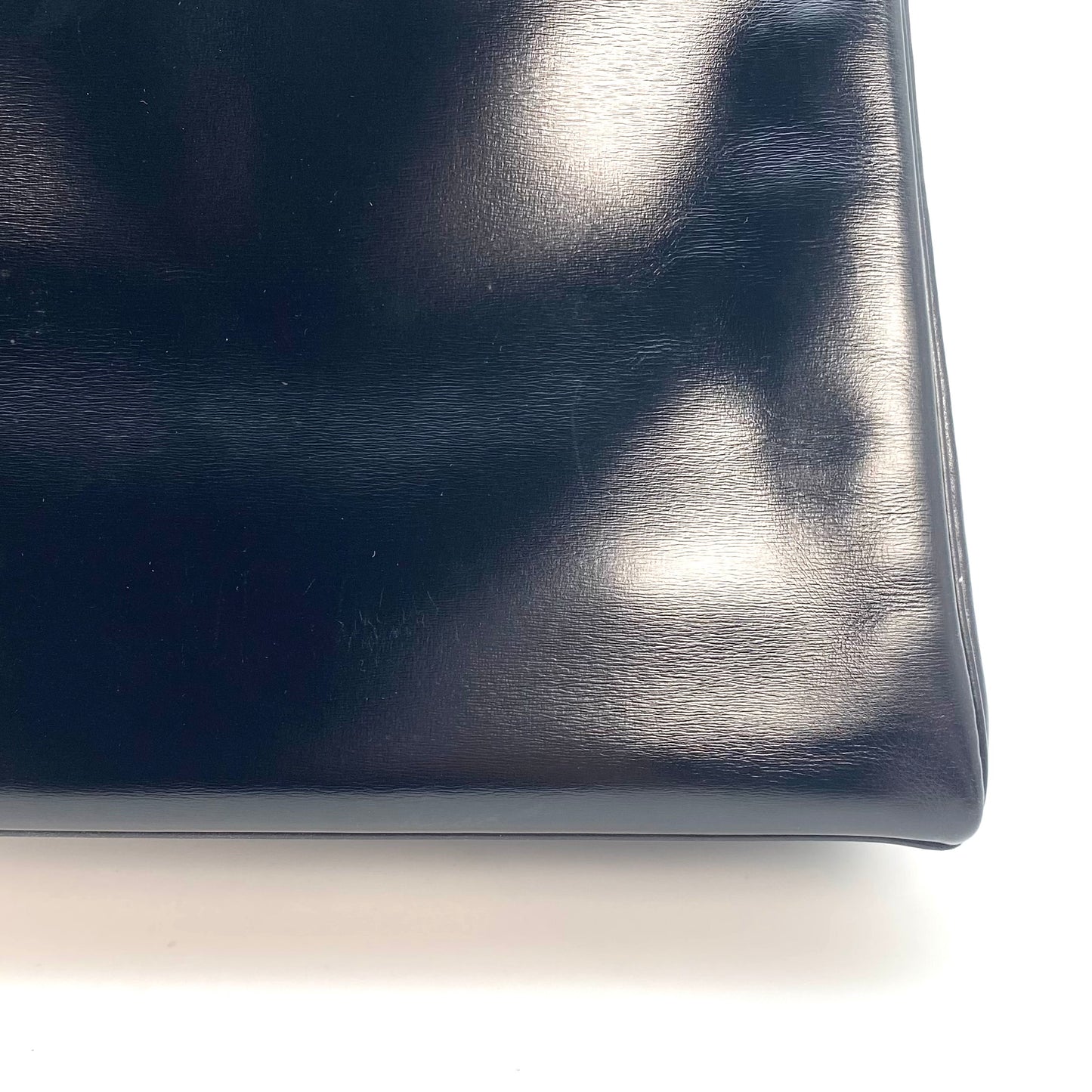 Alza, 1984 Kelly 32 Box Calf Black 2way with stamp 〇N