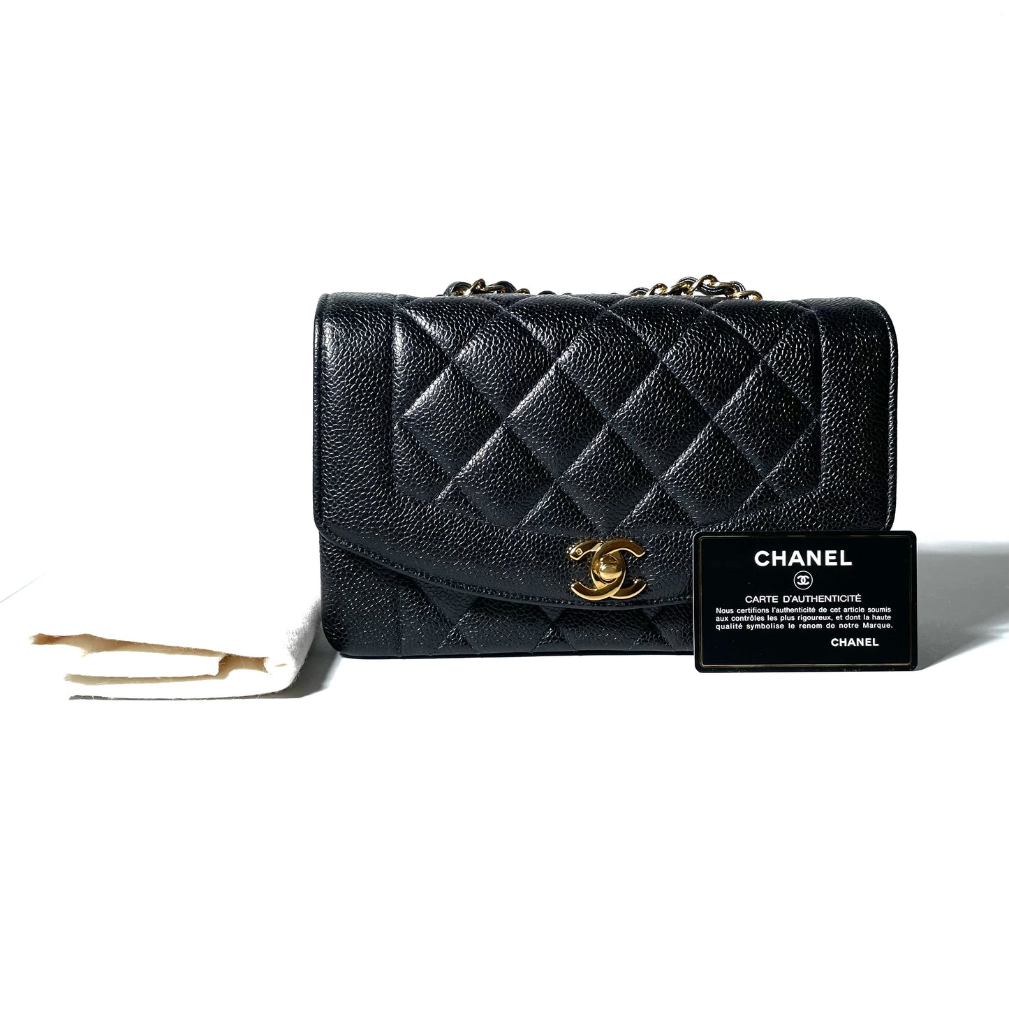 Jayleen, 2 Series Small Black Caviar Diana with seal only (US SHIPPING ONLY)