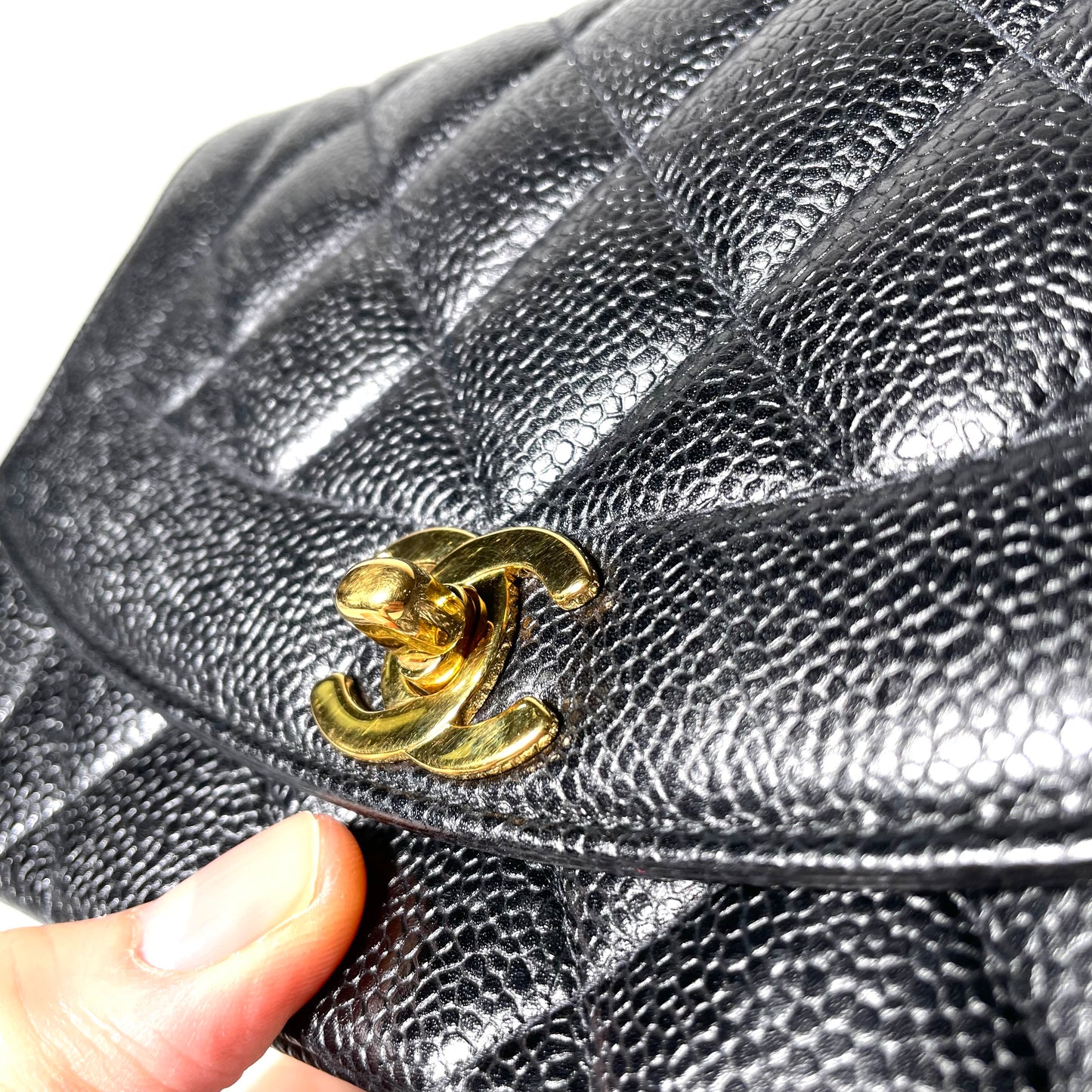 Jayleen, 2 Series Small Black Caviar Diana with seal only (US SHIPPING ONLY)