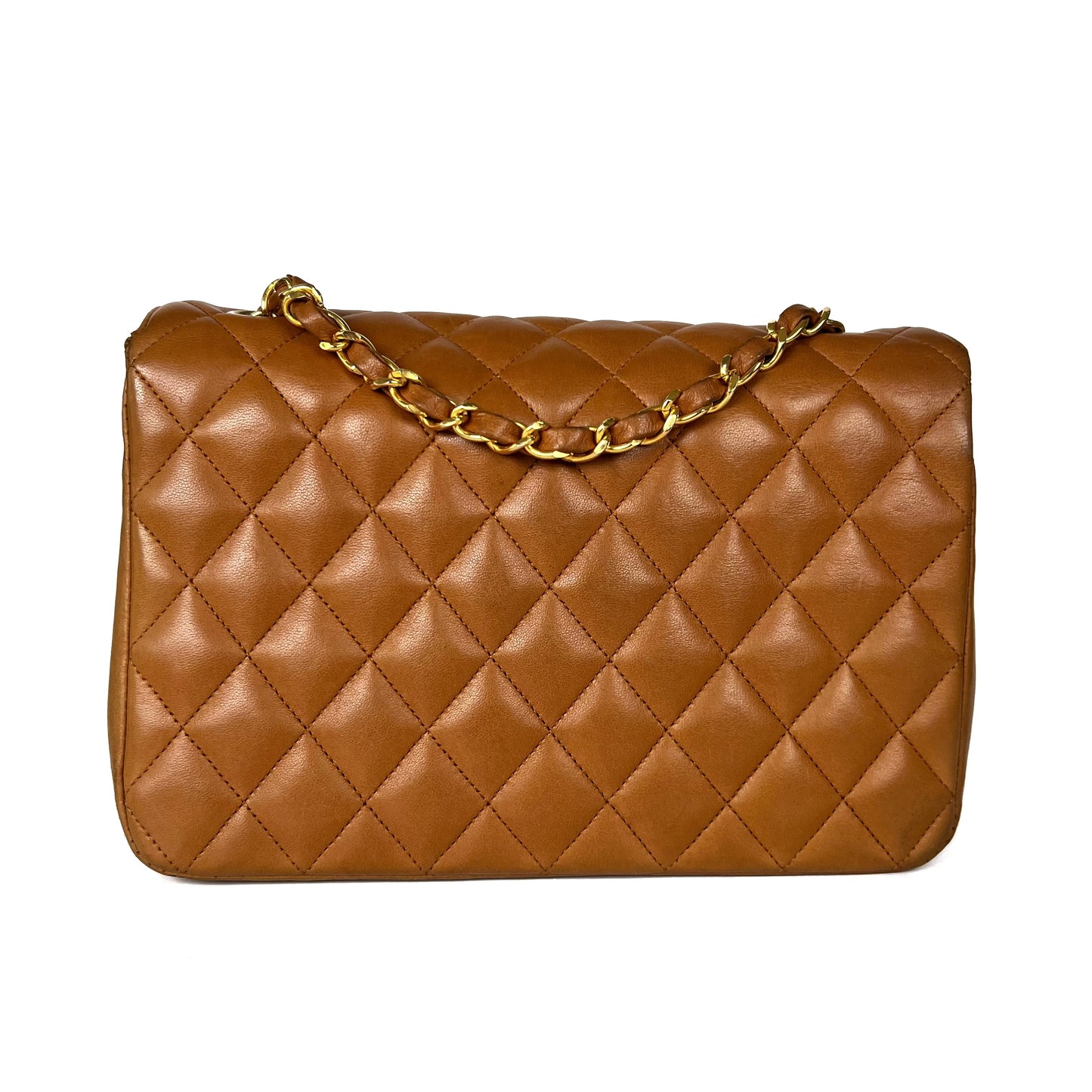 Alaric, 1 Series half Moon Caramel Lambskin with seal and card