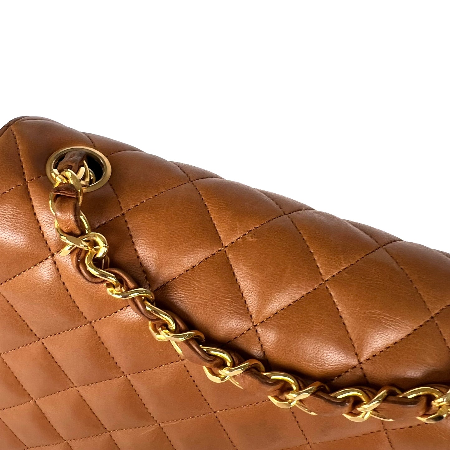 Alaric, 1 Series half Moon Caramel Lambskin with seal and card