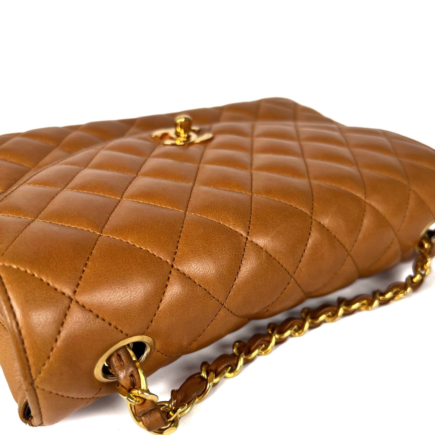 Alaric, 1 Series half Moon Caramel Lambskin with seal and card