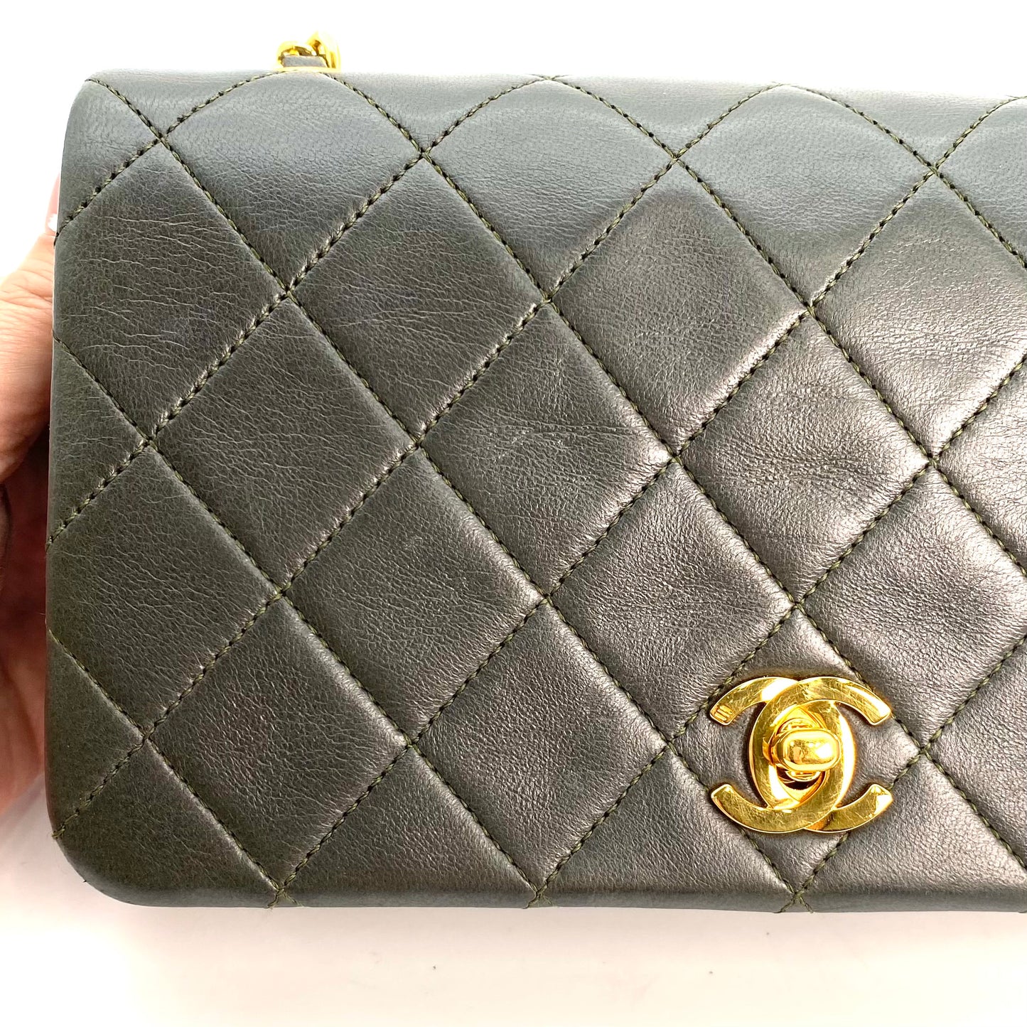Parker, 1 Series Full Flap Khaki Lambskin with seal only