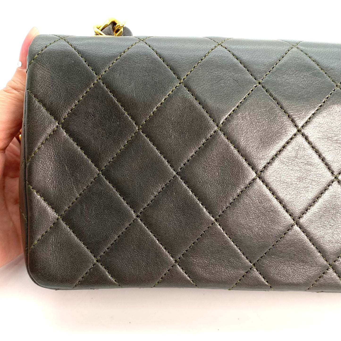 Parker, 1 Series Full Flap Khaki Lambskin with seal only