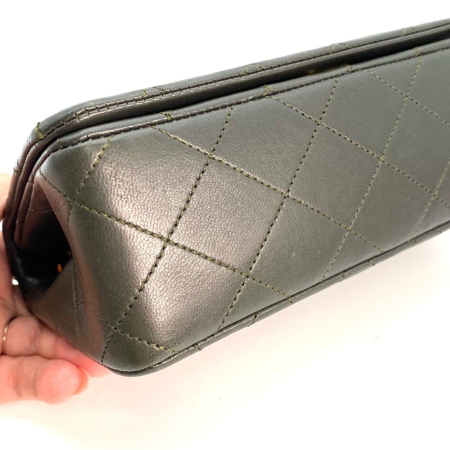Parker, 1 Series Full Flap Khaki Lambskin with seal only