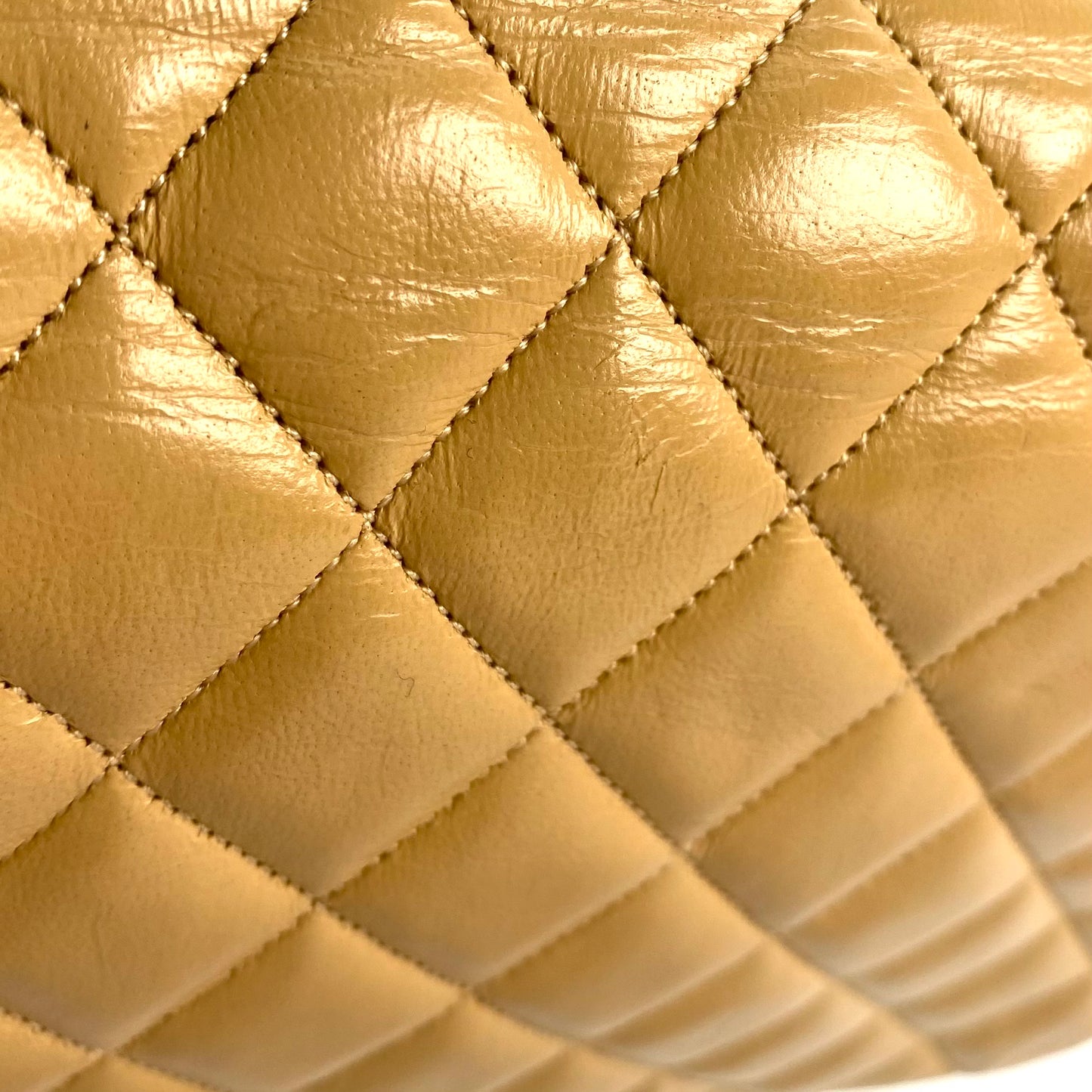 Axel, 0 Series Half Moon Beige Lambskin with seal and card