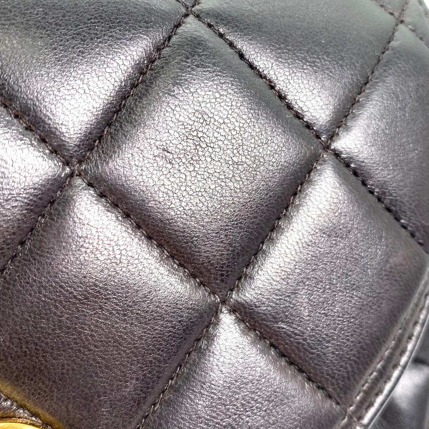 Yeka, 3 Series Black Lambskin Duma Backpack with seal and card