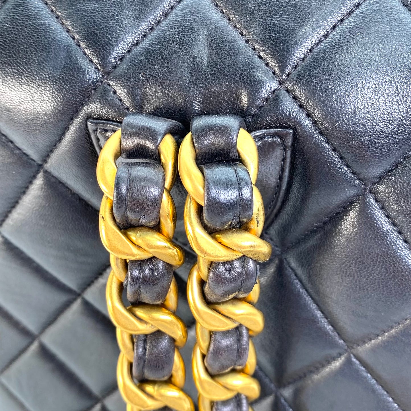 Yeka, 3 Series Black Lambskin Duma Backpack with seal and card