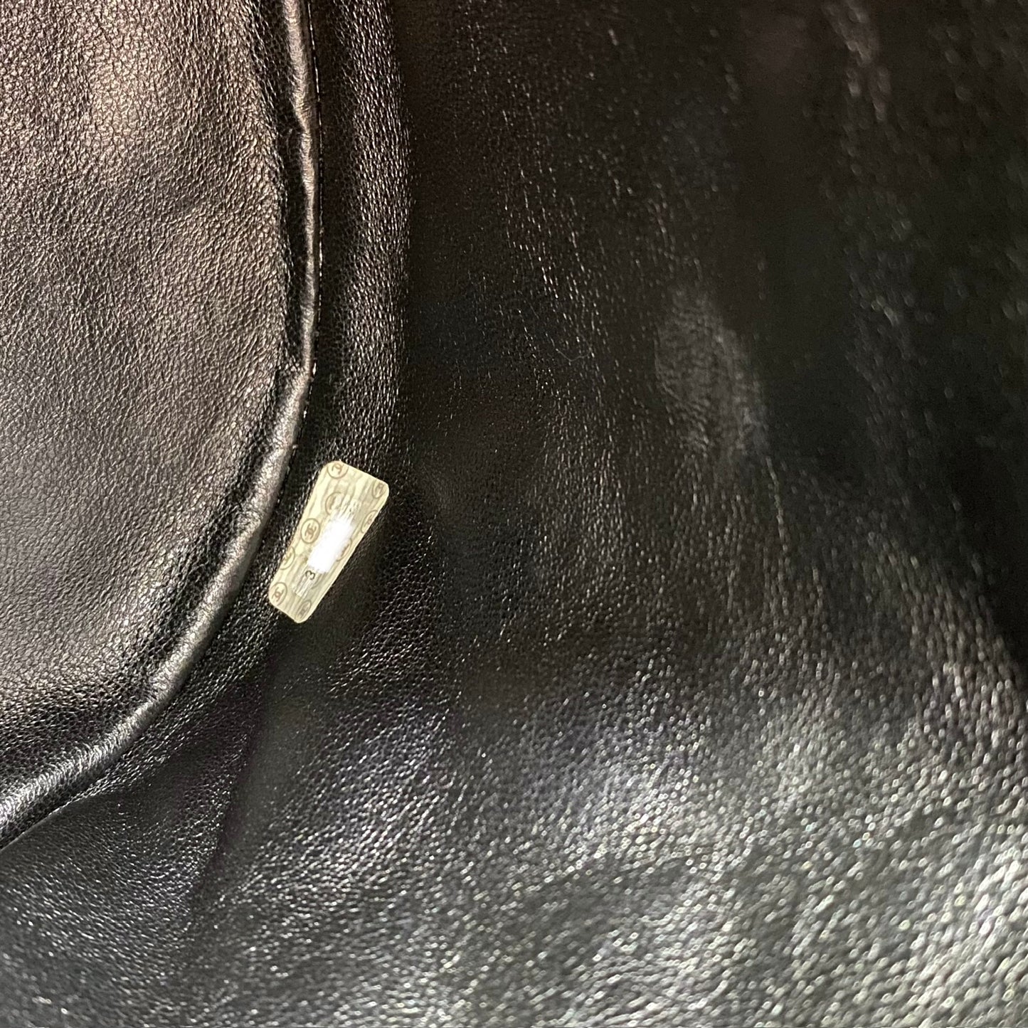Yeka, 3 Series Black Lambskin Duma Backpack with seal and card