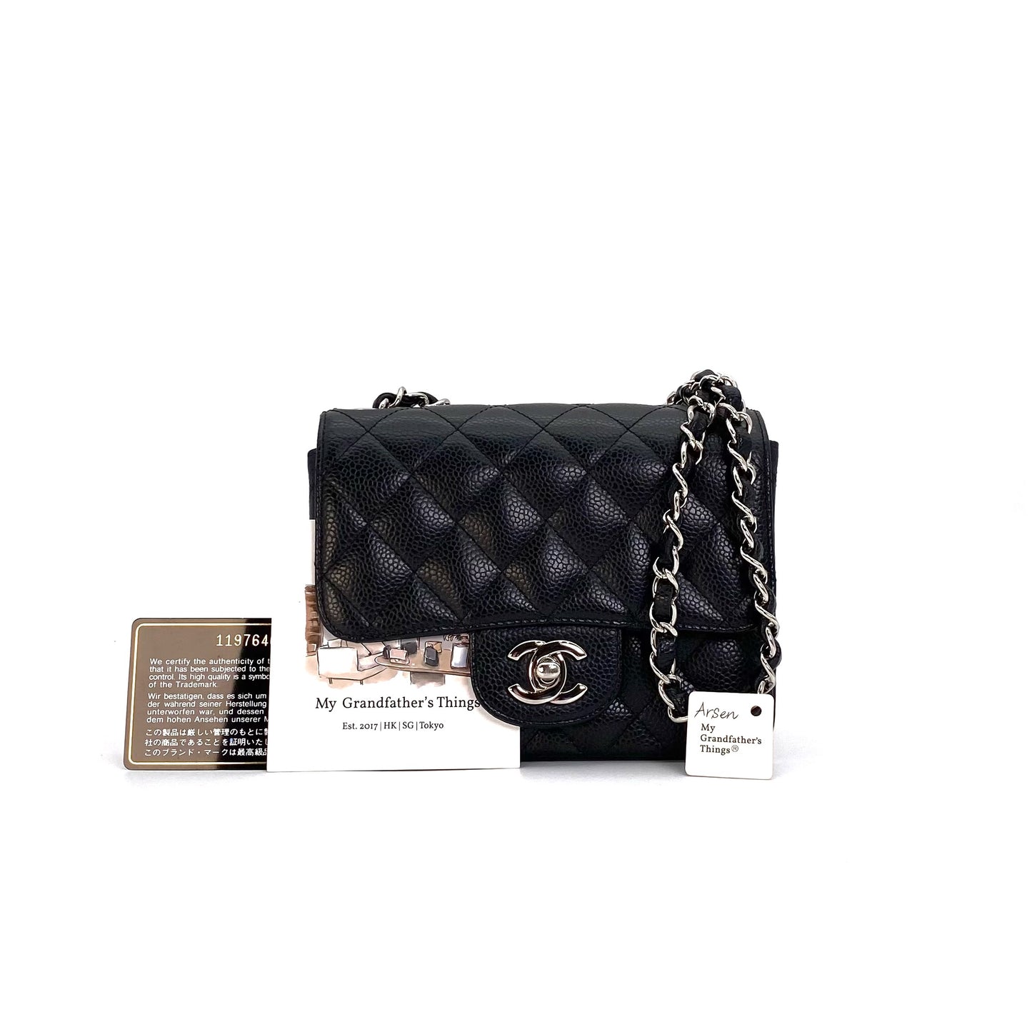 Arsen, 11 Series Mini Black Caviar with seal and card