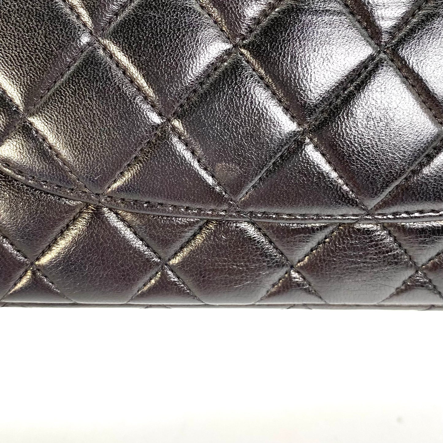 York, 2 Series Pair Bag Mother and Daughter Set Black Lambskin with seal and card