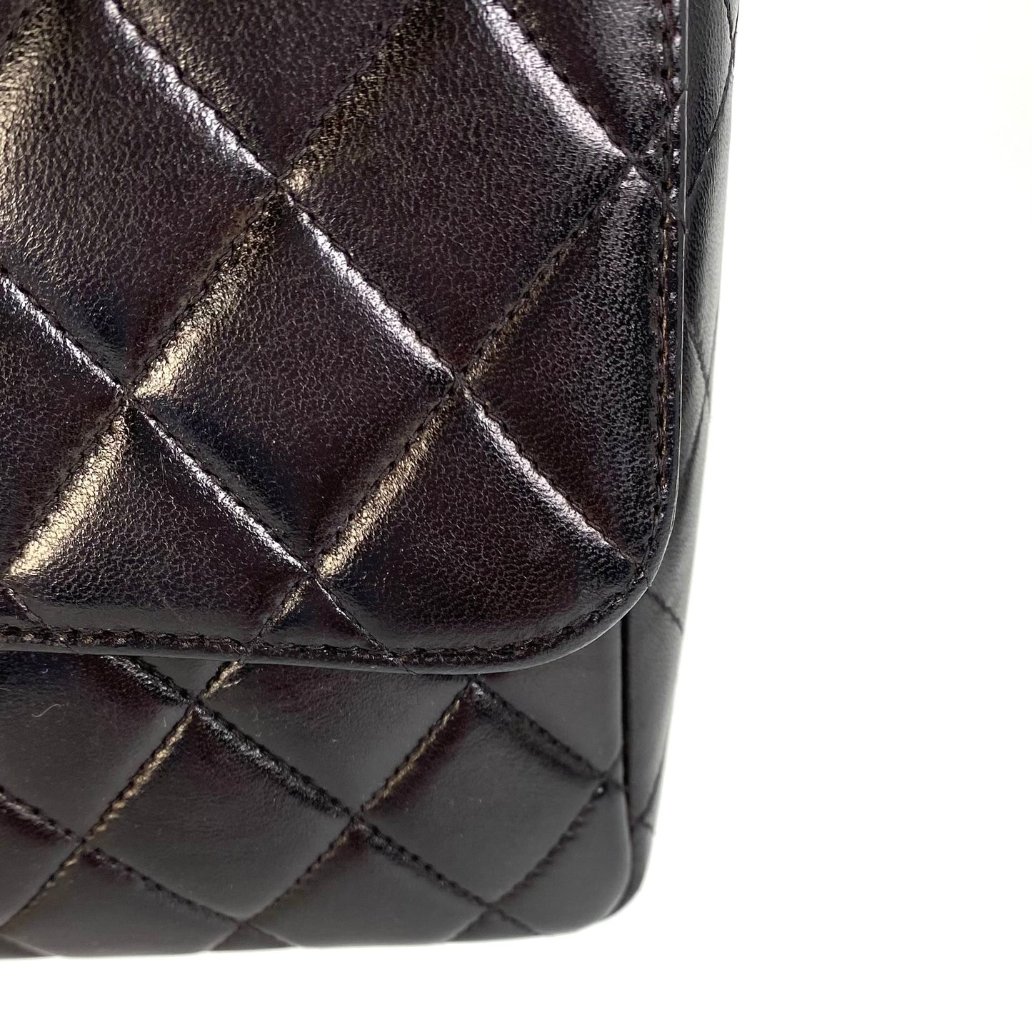 York, 2 Series Pair Bag Mother and Daughter Set Black Lambskin with seal and card