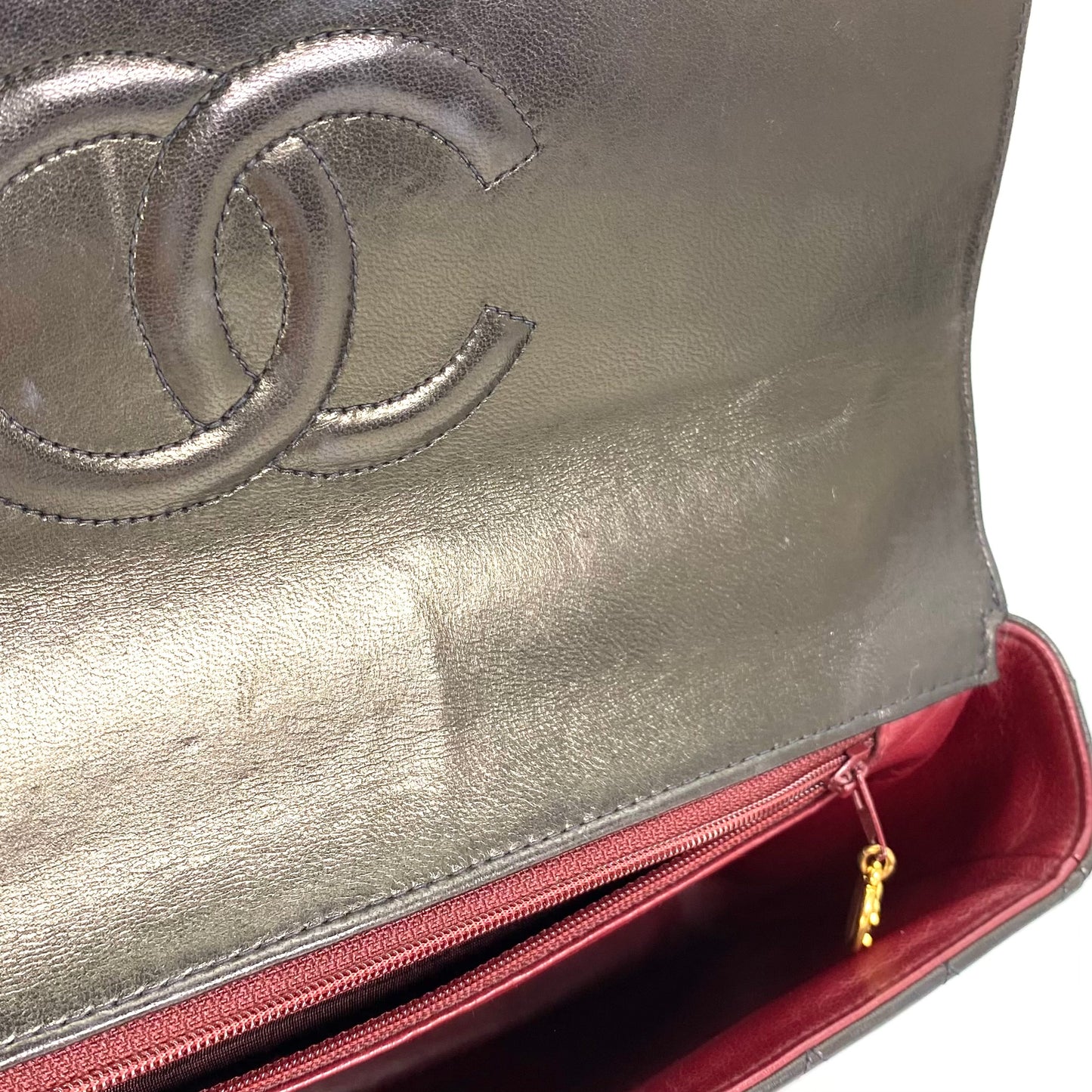 York, 2 Series Pair Bag Mother and Daughter Set Black Lambskin with seal and card