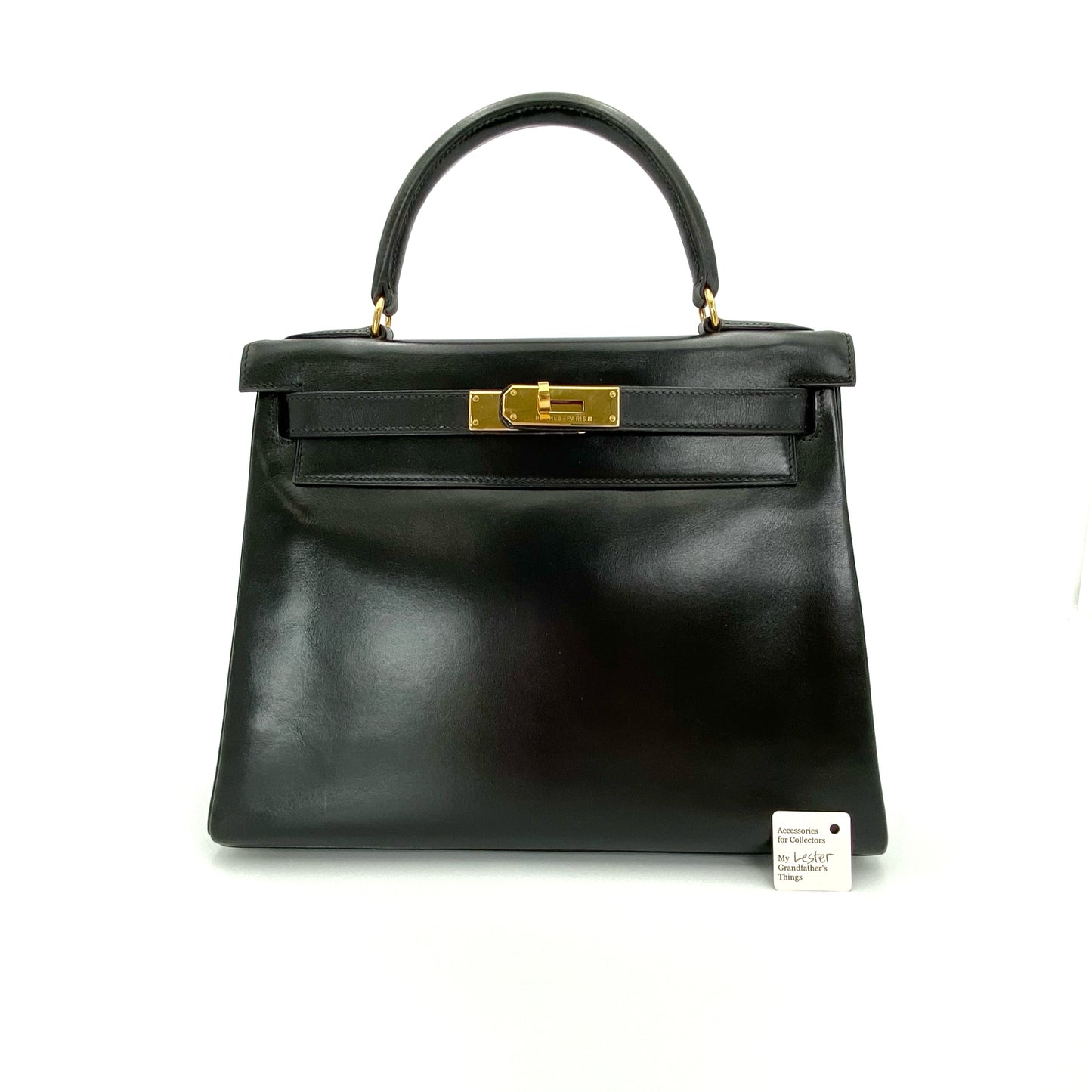 Lester, 1993 Kelly 28 Black Box Kelly Gold Hardware with stamp 〇W