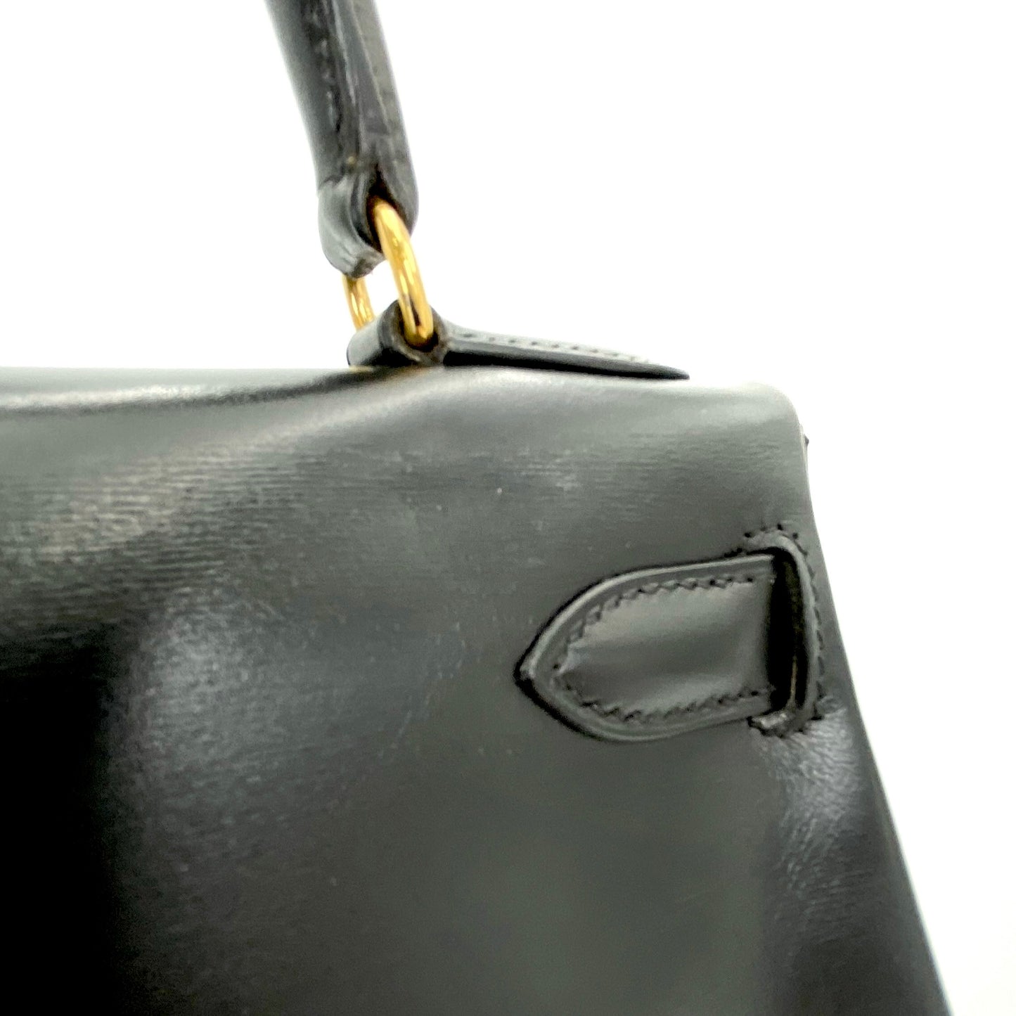 Lester, 1993 Kelly 28 Black Box Kelly Gold Hardware with stamp 〇W