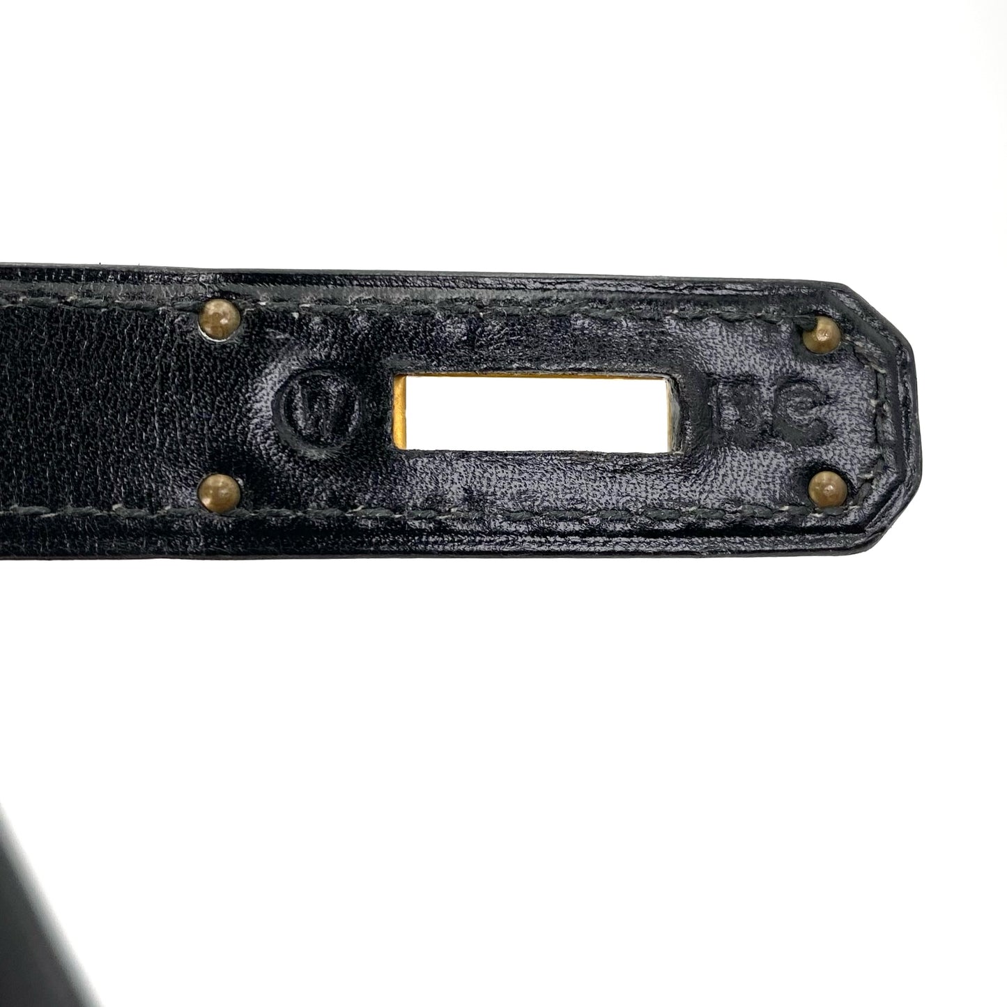 Lester, 1993 Kelly 28 Black Box Kelly Gold Hardware with stamp 〇W