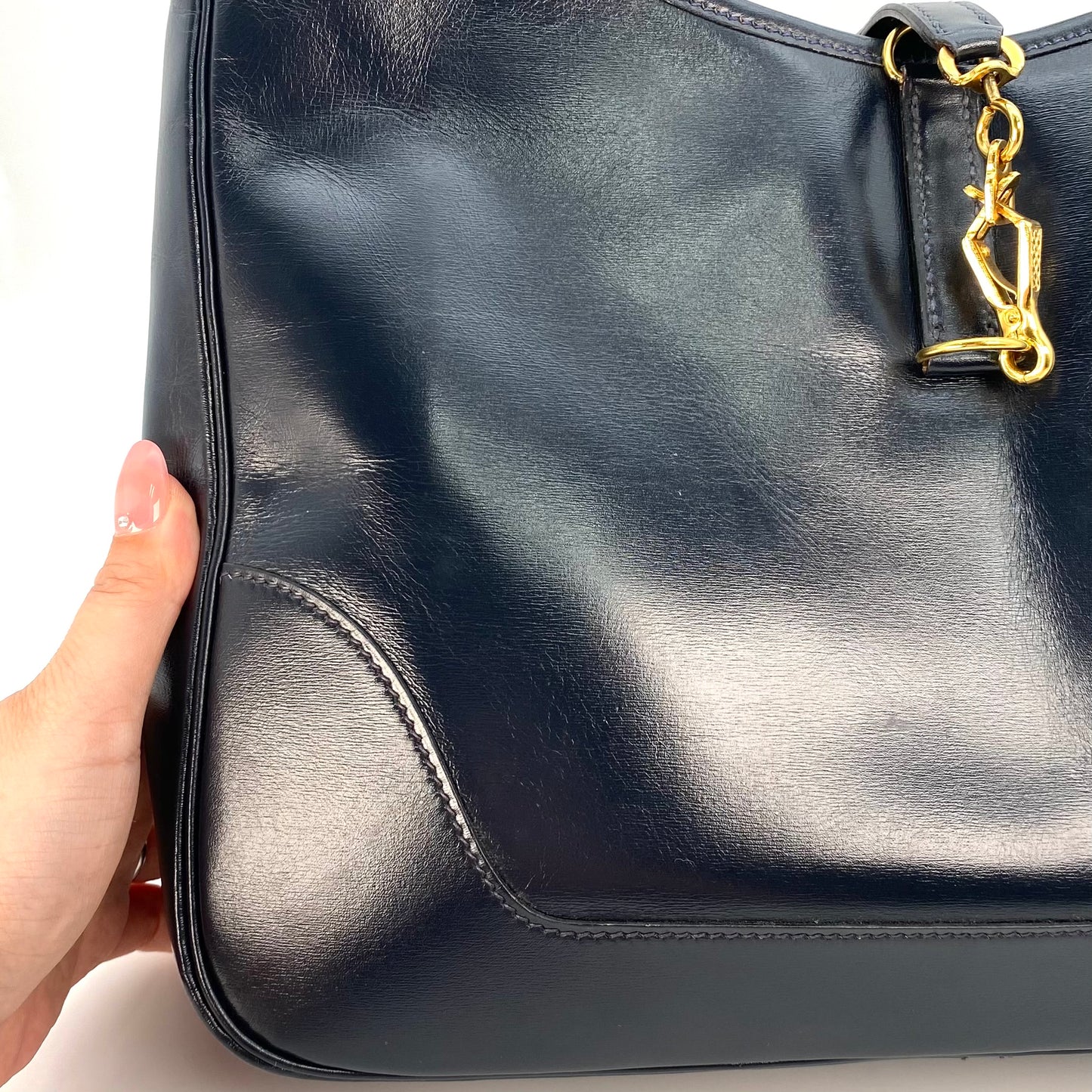 Kaido, 1989 Trim31 Blue Indigo Boxcalf with stamp 〇S