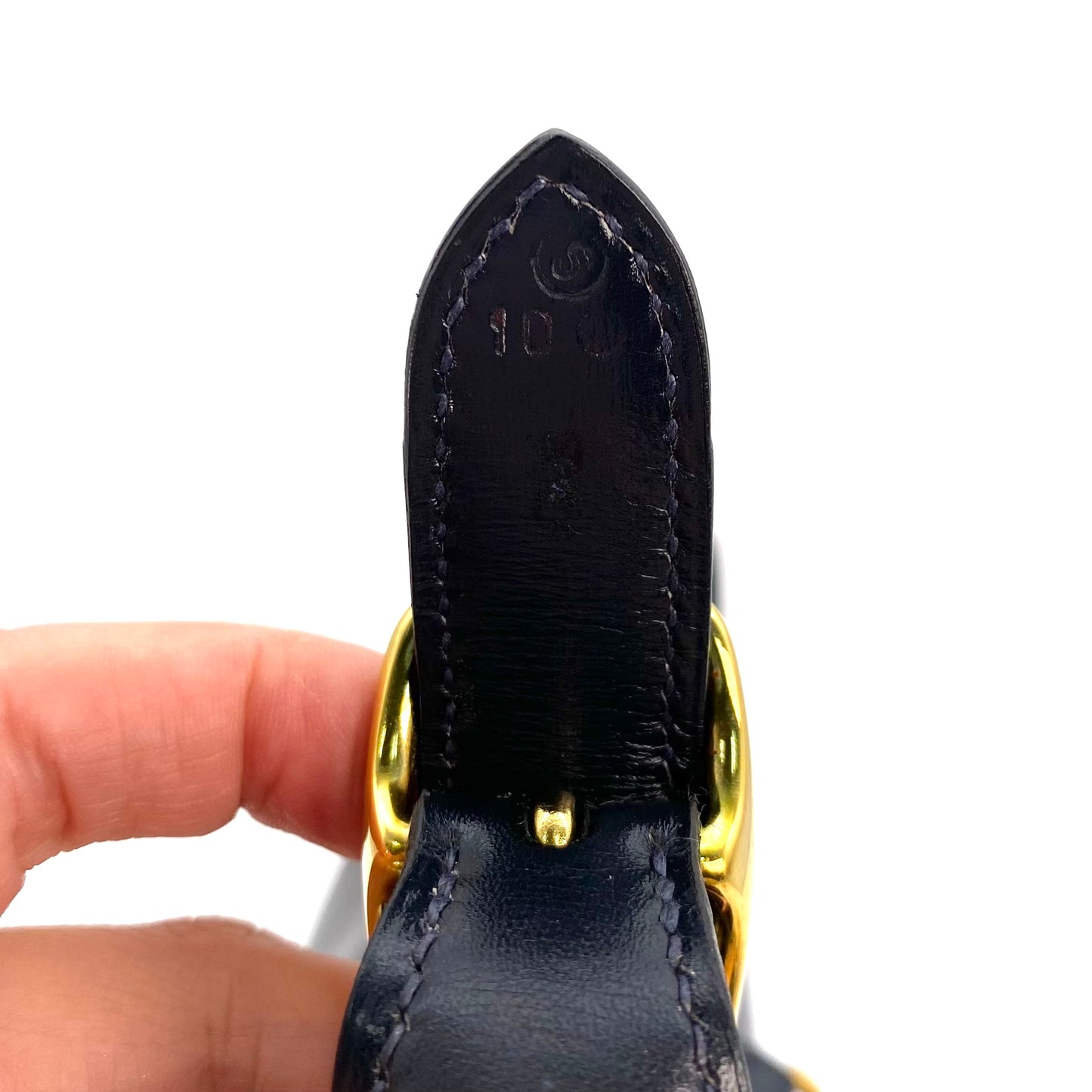 Kaido, 1989 Trim31 Blue Indigo Boxcalf with stamp 〇S