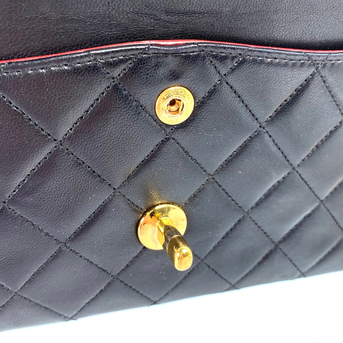 Kieran, 0 Series Small Classic Flap Black Lambskin with seal and card