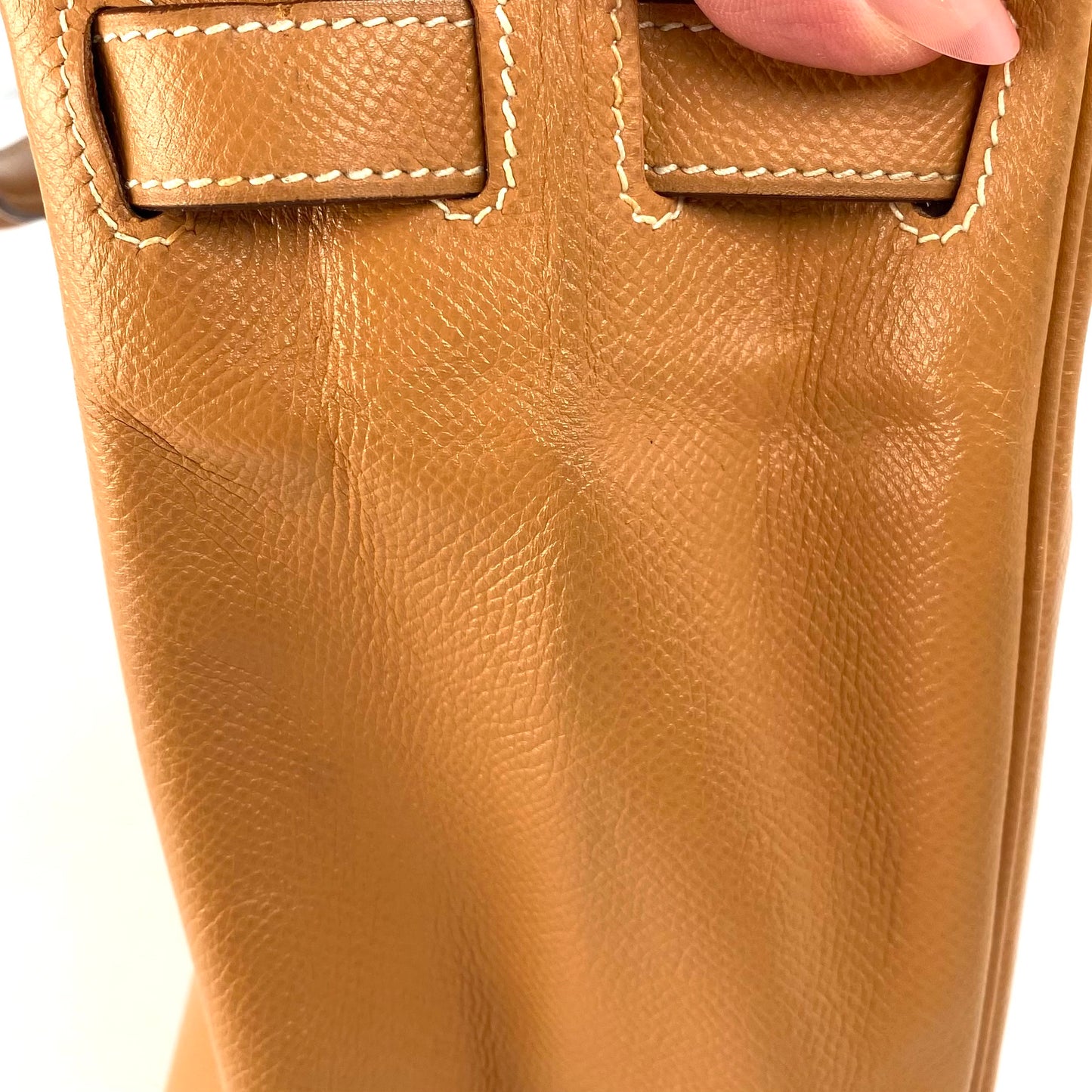 Wade, 1994 Kelly 28 Retourne Naturel Couchevel Gold Hardware with stamp 〇X