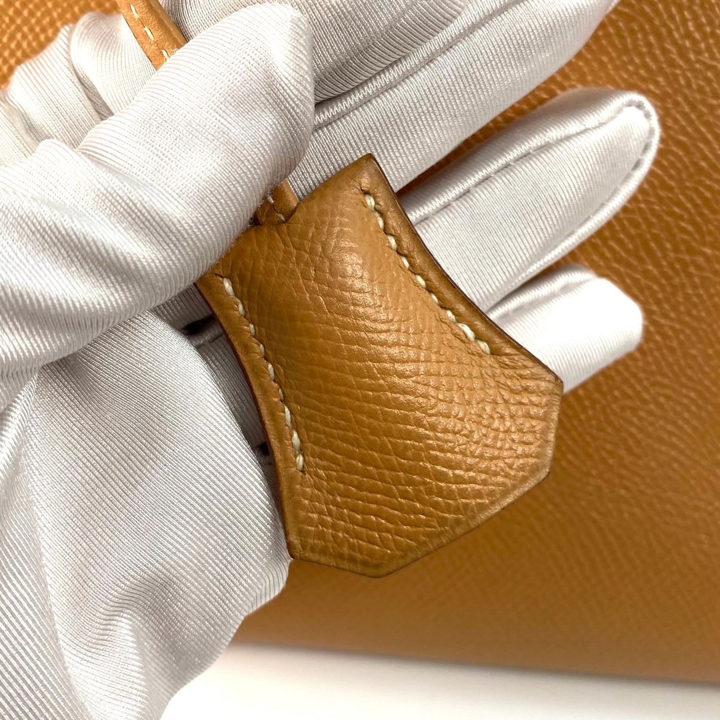Wade, 1994 Kelly 28 Retourne Naturel Couchevel Gold Hardware with stamp 〇X