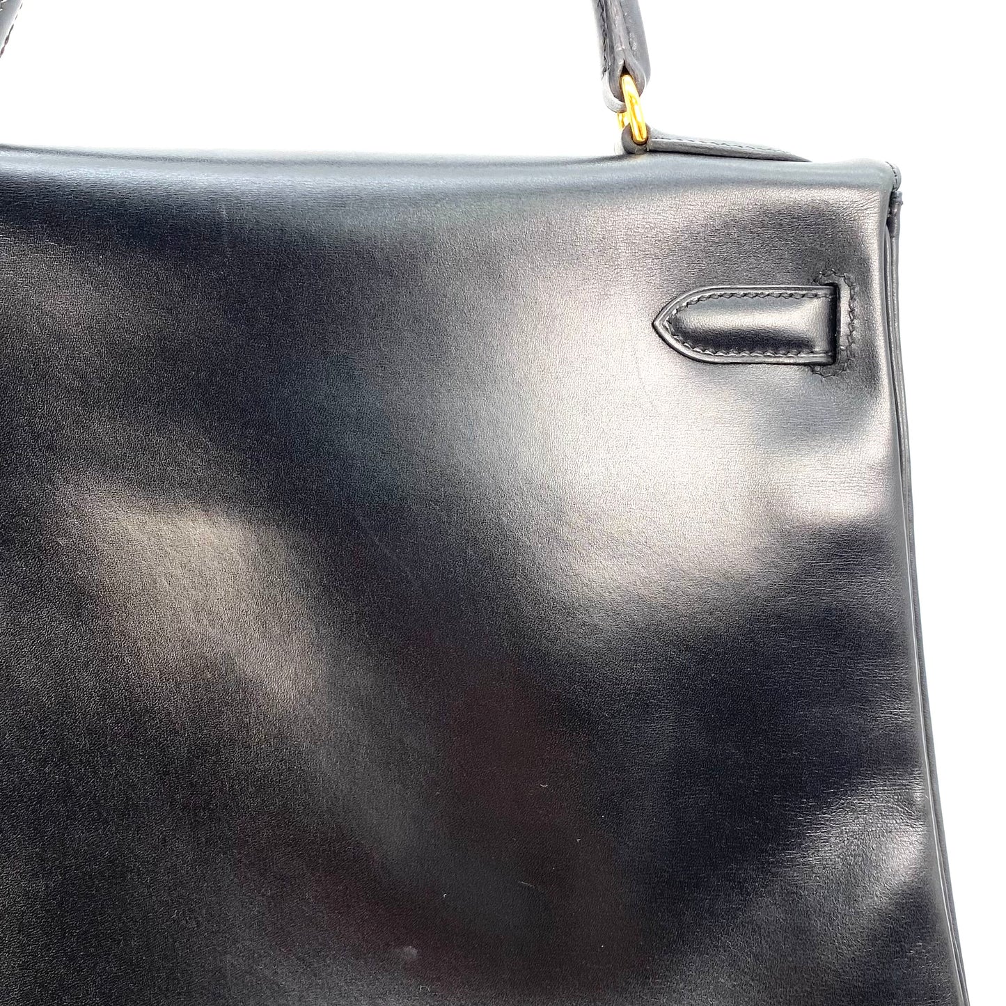 Jareth, 1999 Kelly 32 Black Boxcalf with stamp □C